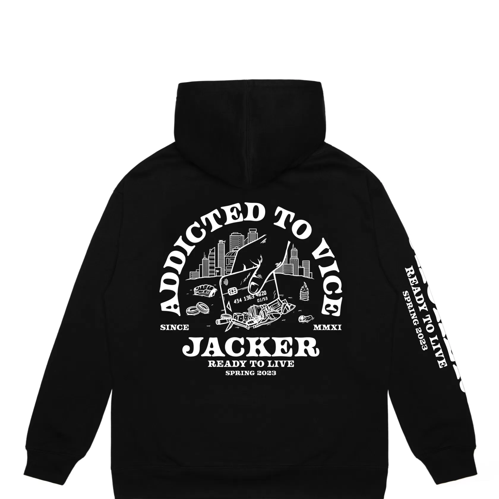 Best Jacker Addicted-Hoodie-Black