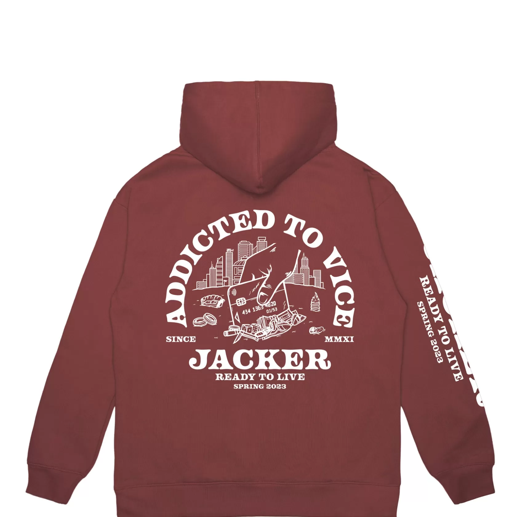 Hot Jacker Addicted-Hoodie-Brick