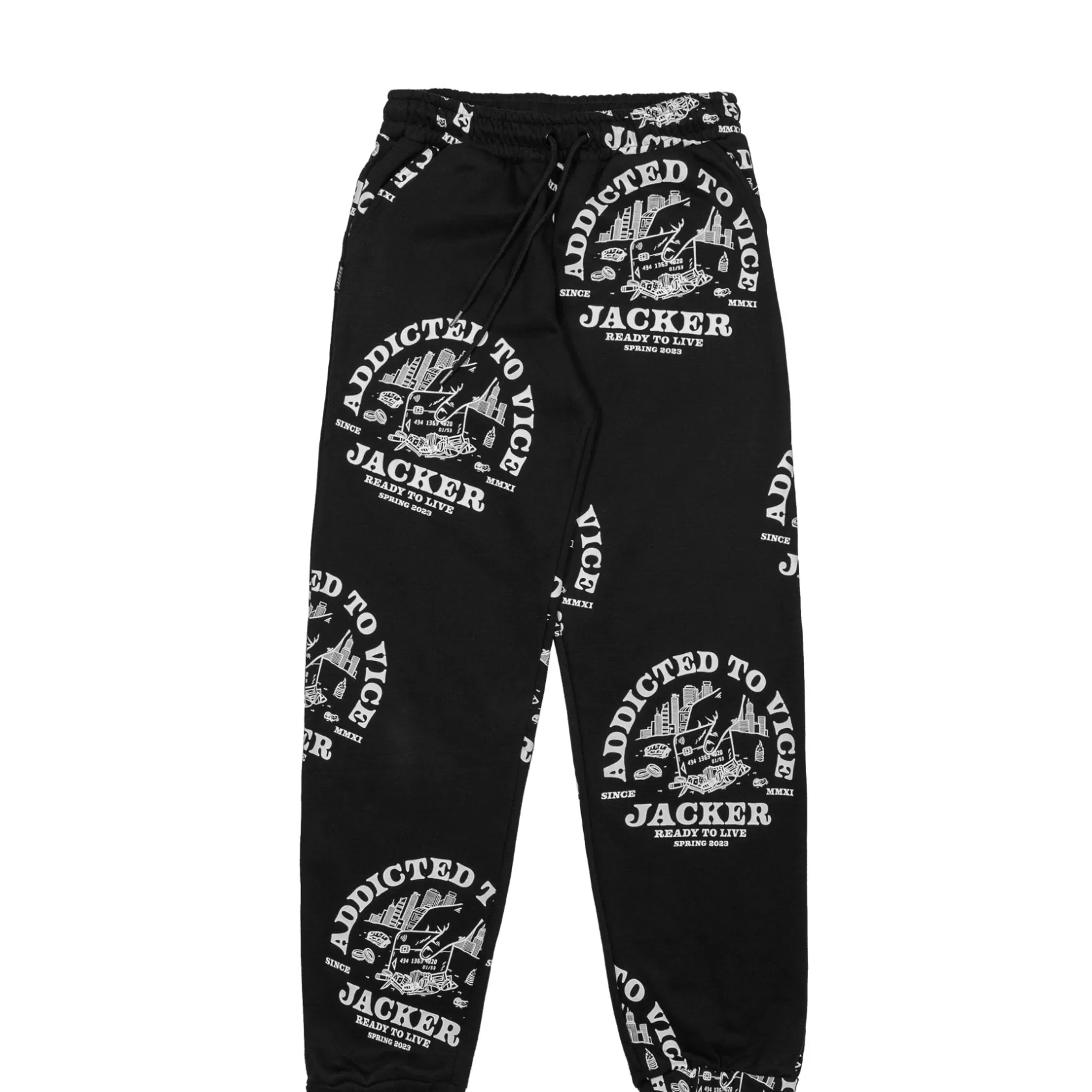 Cheap Jacker Addicted-Sweatpant-Black