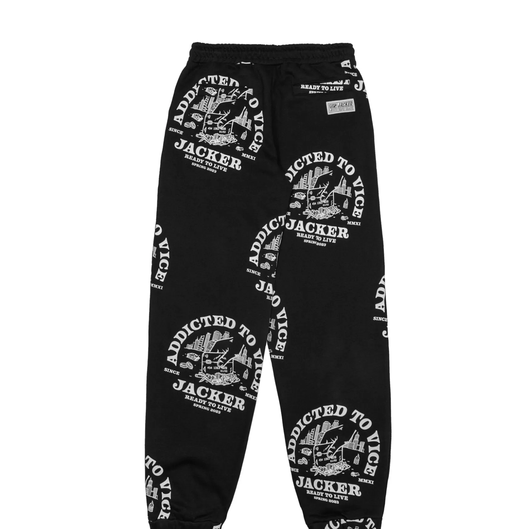 Cheap Jacker Addicted-Sweatpant-Black