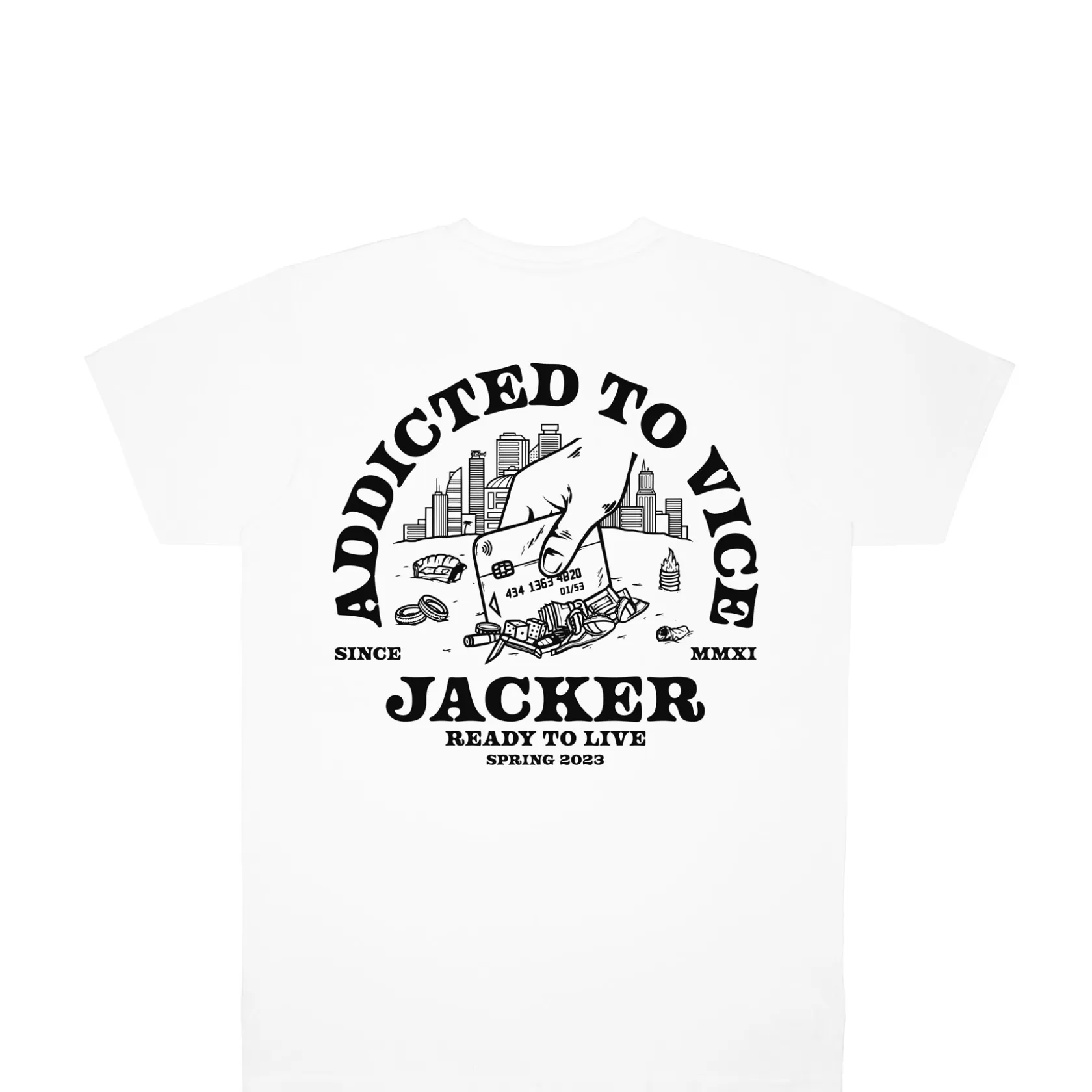 New Jacker Addicted-T-Shirt-White