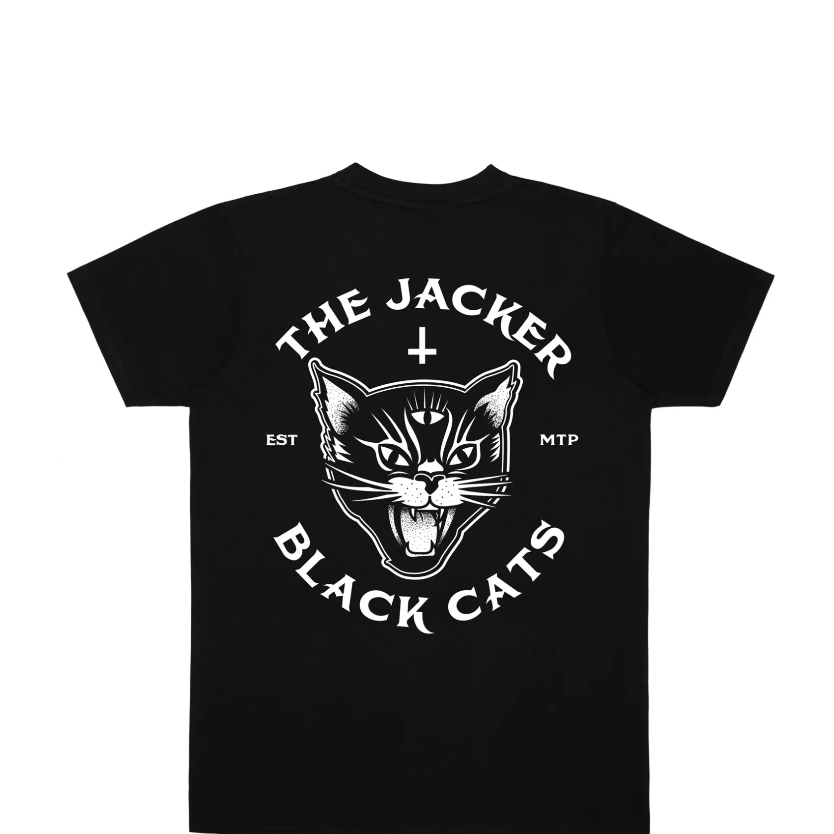 New Jacker Black Cats-T-Shirt-Black