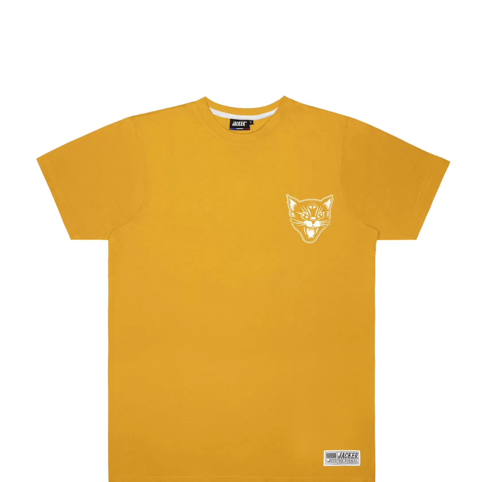 Best Sale Jacker Black Cats-T-Shirt-Mustard