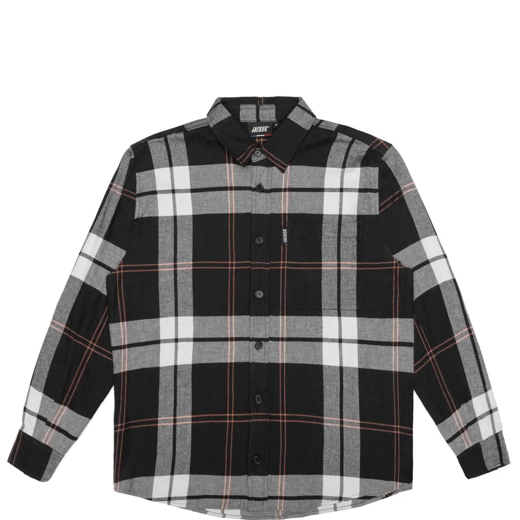 Sale Jacker Black Plaid-Chemise-Black/Beige