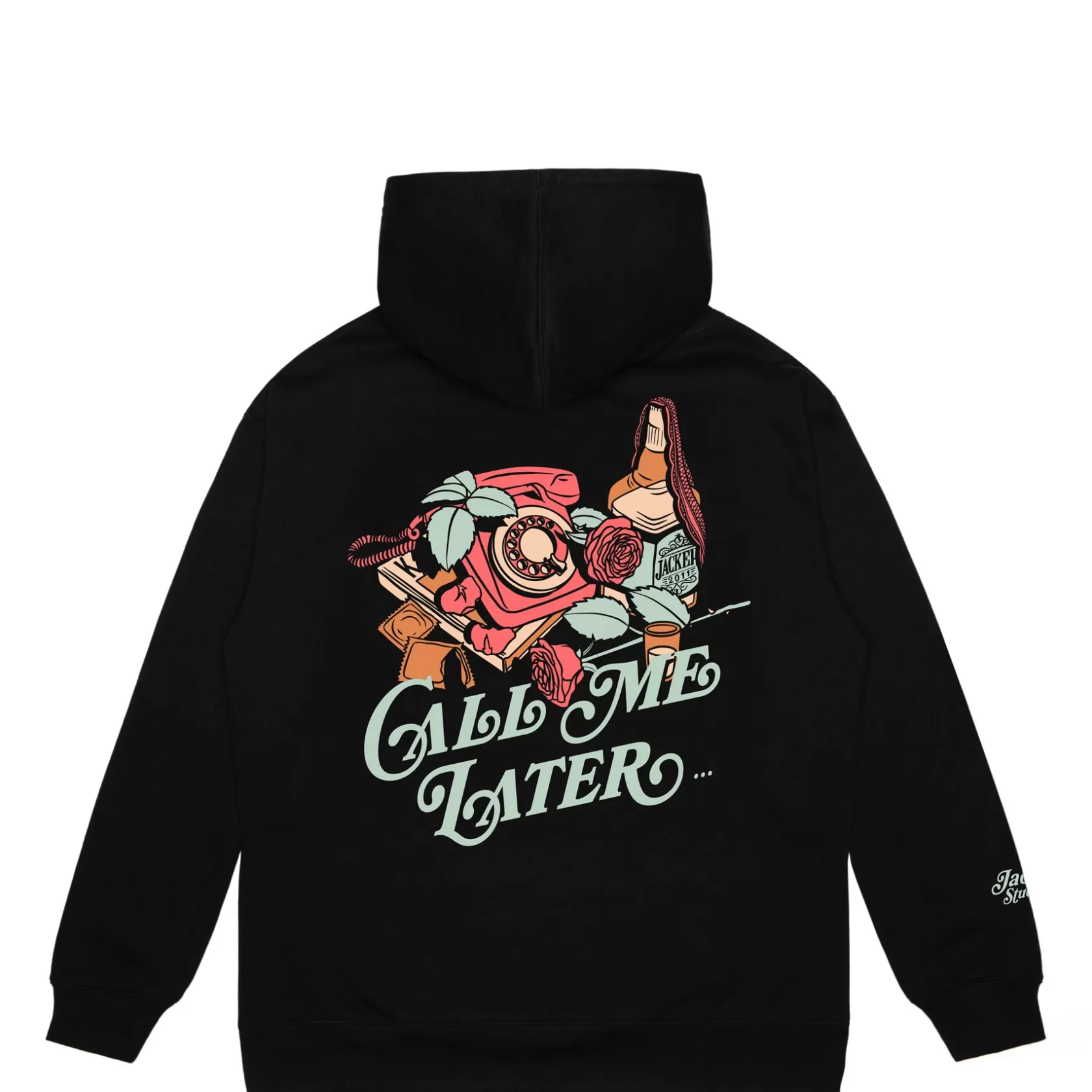 Best Jacker Call Me Later-Hoodie-Black