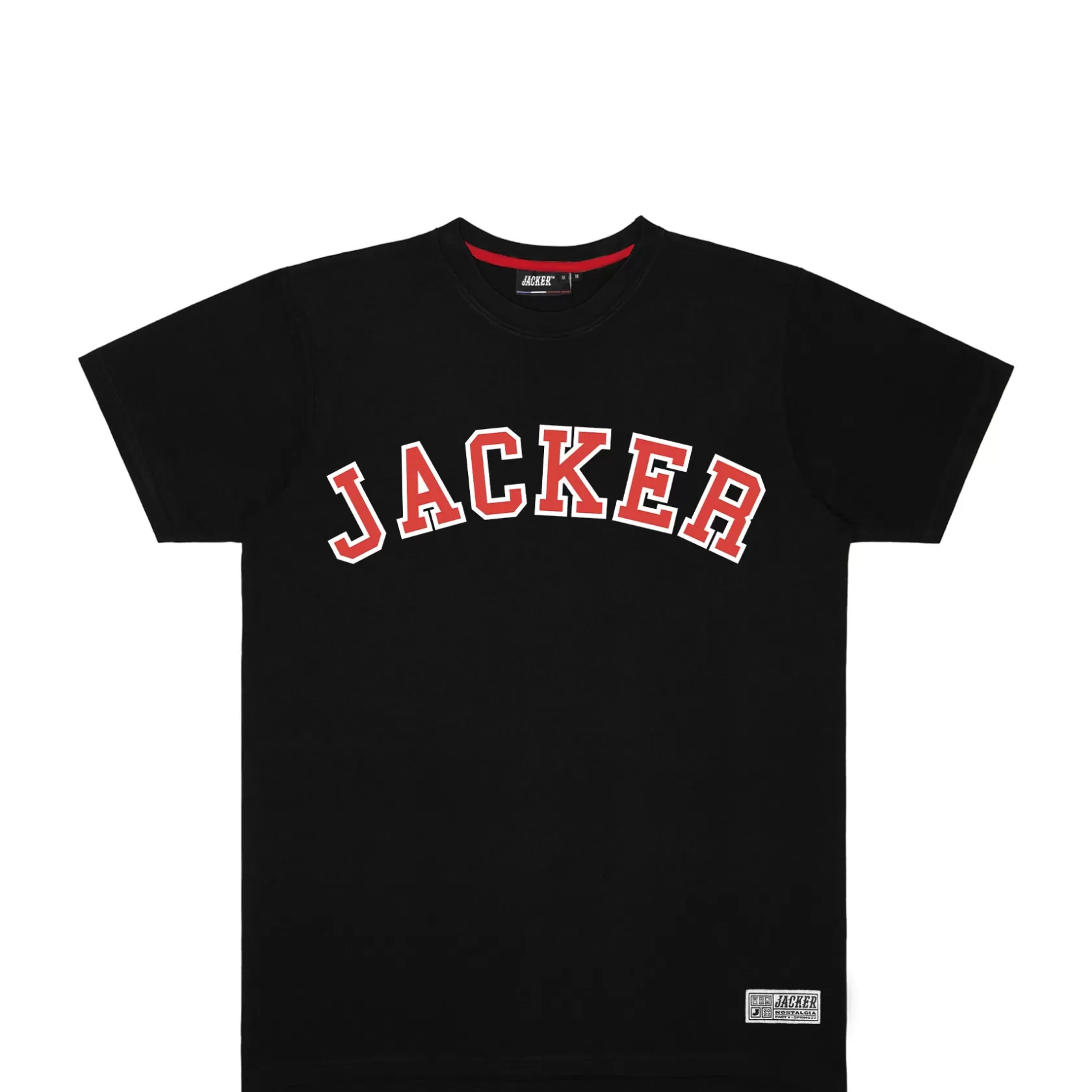 Outlet Jacker College Tee-T-Shirt-Black