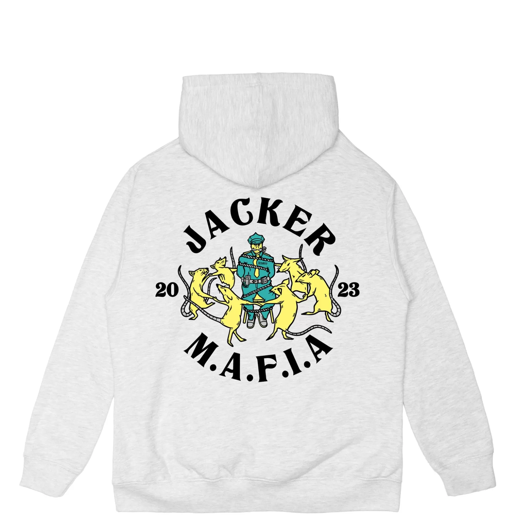 Best Jacker Dancing Rats-Hoodie-Heather Grey