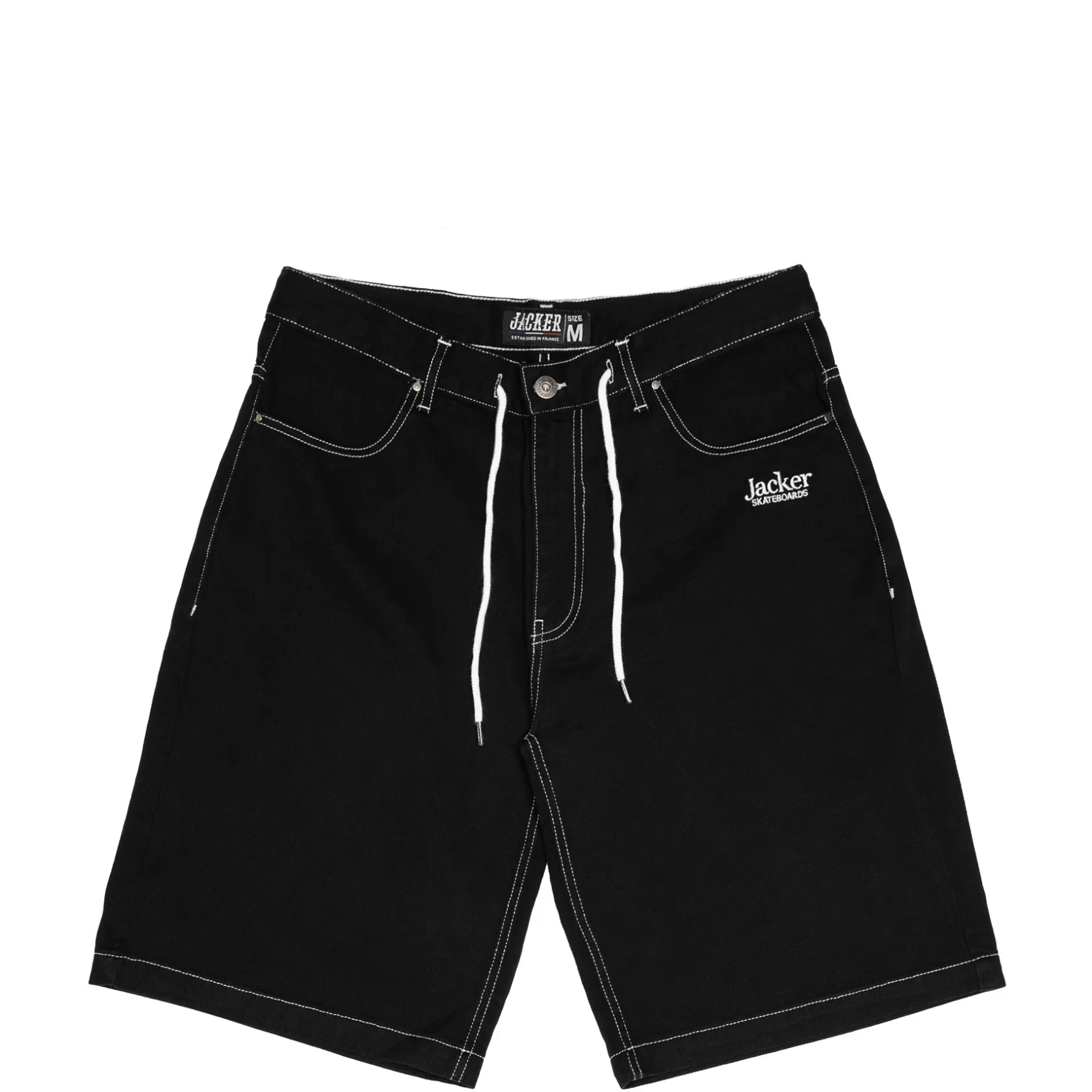 Clearance Jacker Denim Baggy Short-Black