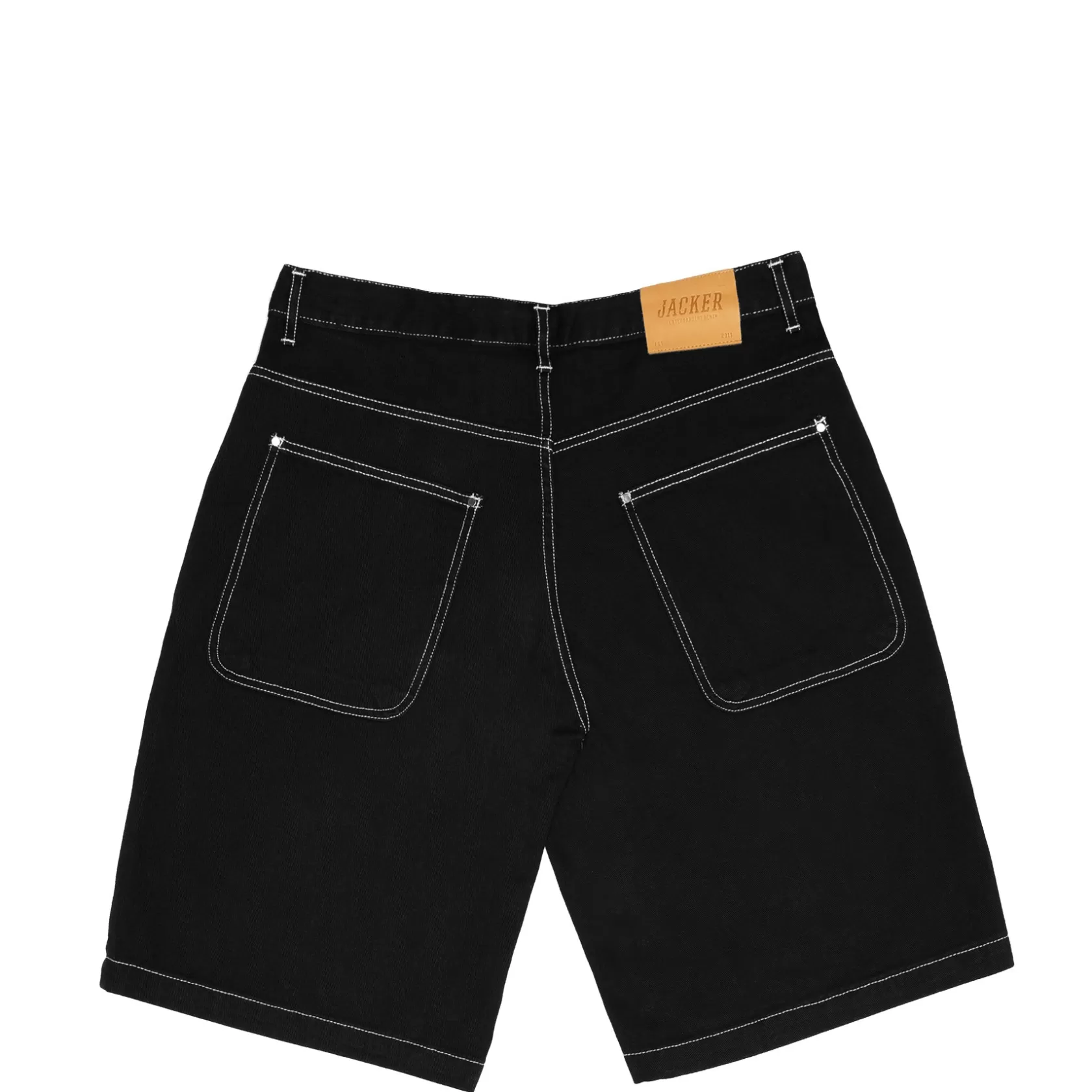 Clearance Jacker Denim Baggy Short-Black