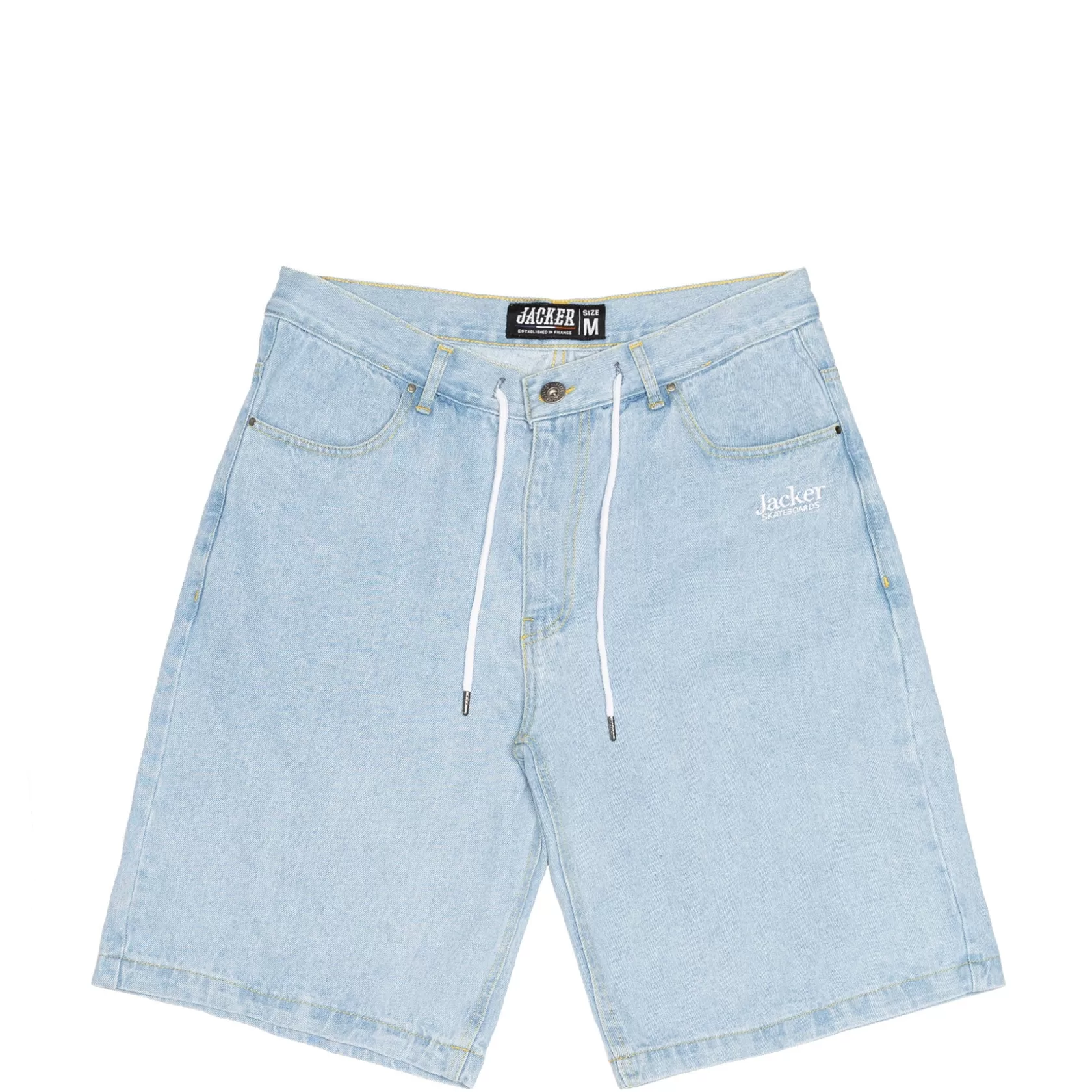 Cheap Jacker Denim Baggy Short-Blue