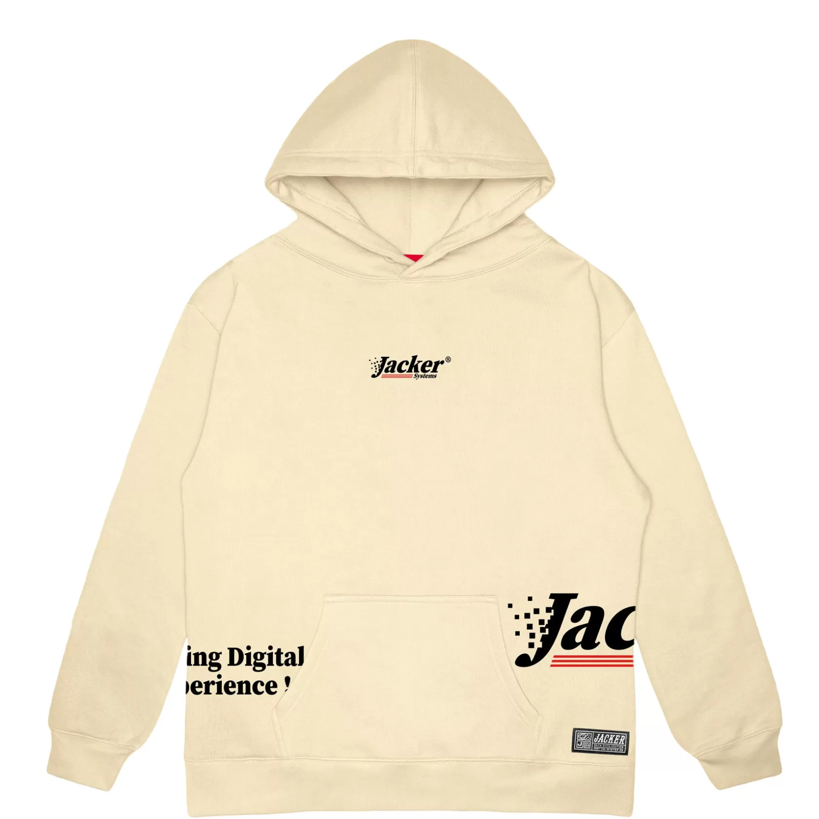 Store Jacker Digital Love-Hoodie-Beige