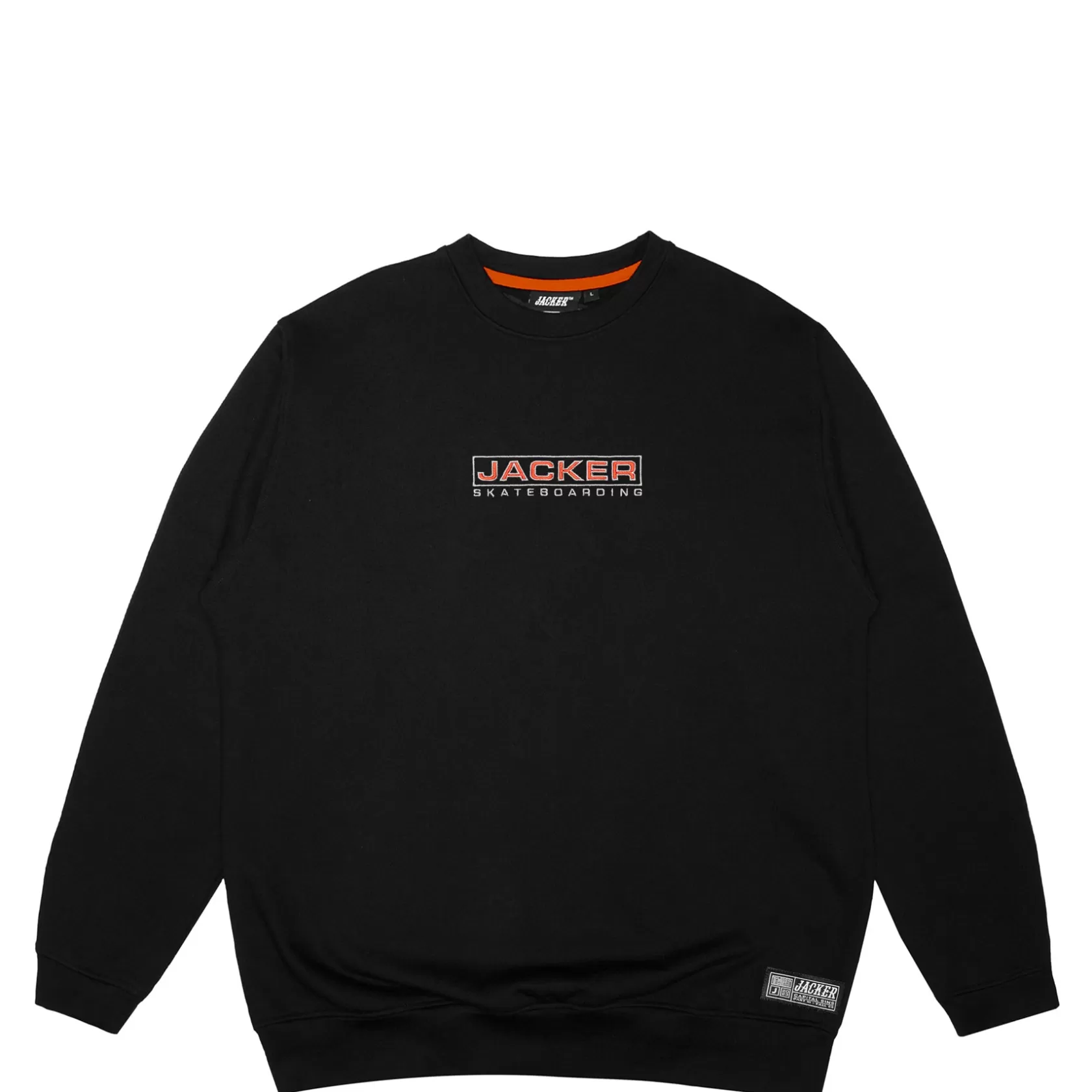 Online Jacker Euroskate Logo-Crewneck-Black