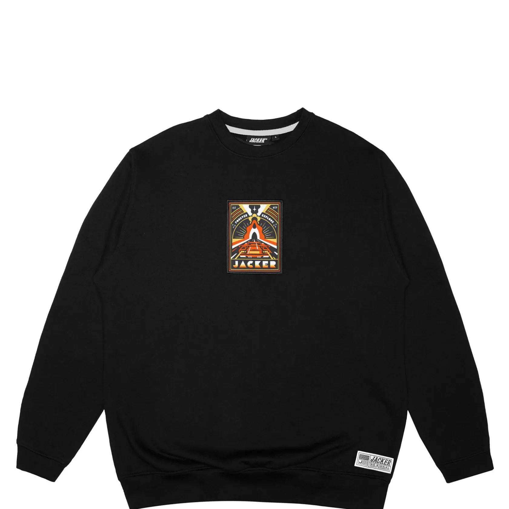 Online Jacker Explorer-Crewneck-Black