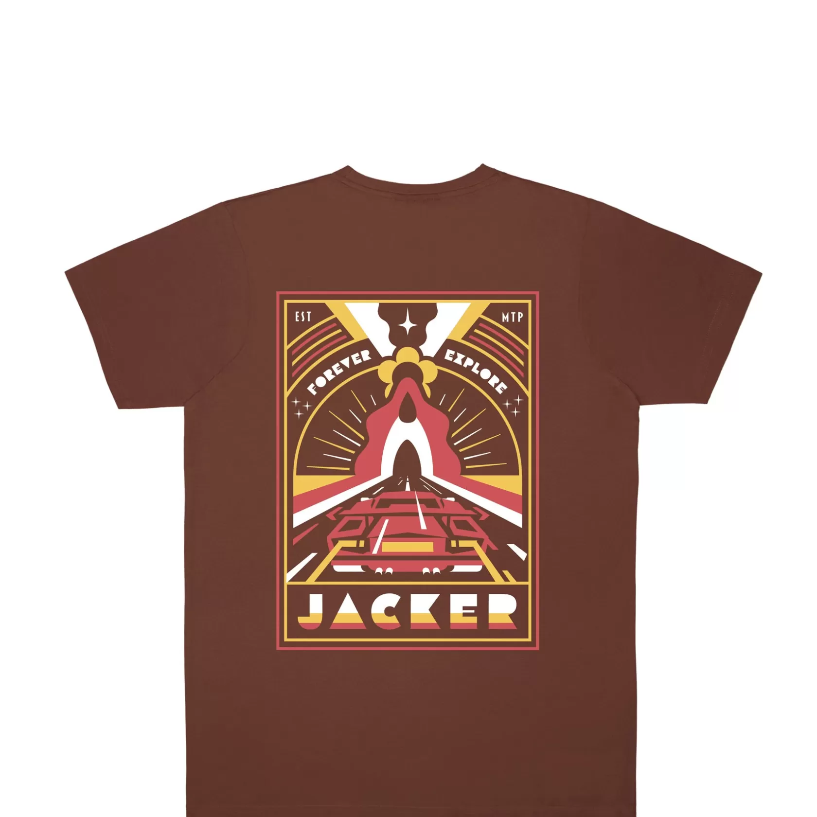 Best Jacker Explorer-T-Shirt-Brown