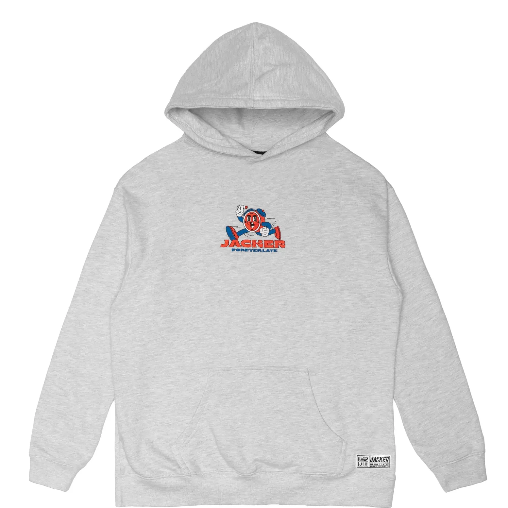 Best Jacker Forever Late-Hoodie-Heather Grey