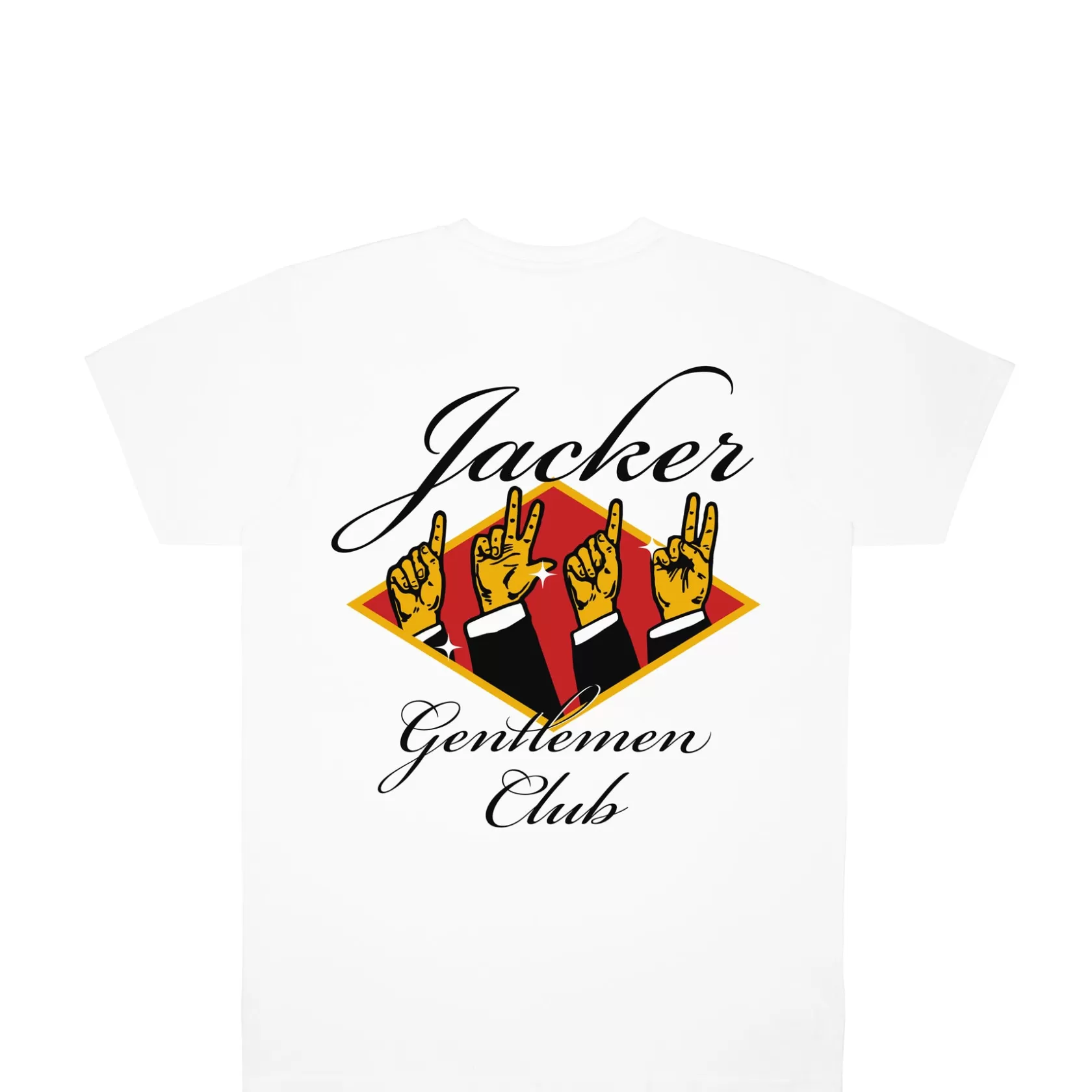 Best Jacker Gentlemen Club-T-Shirt-White