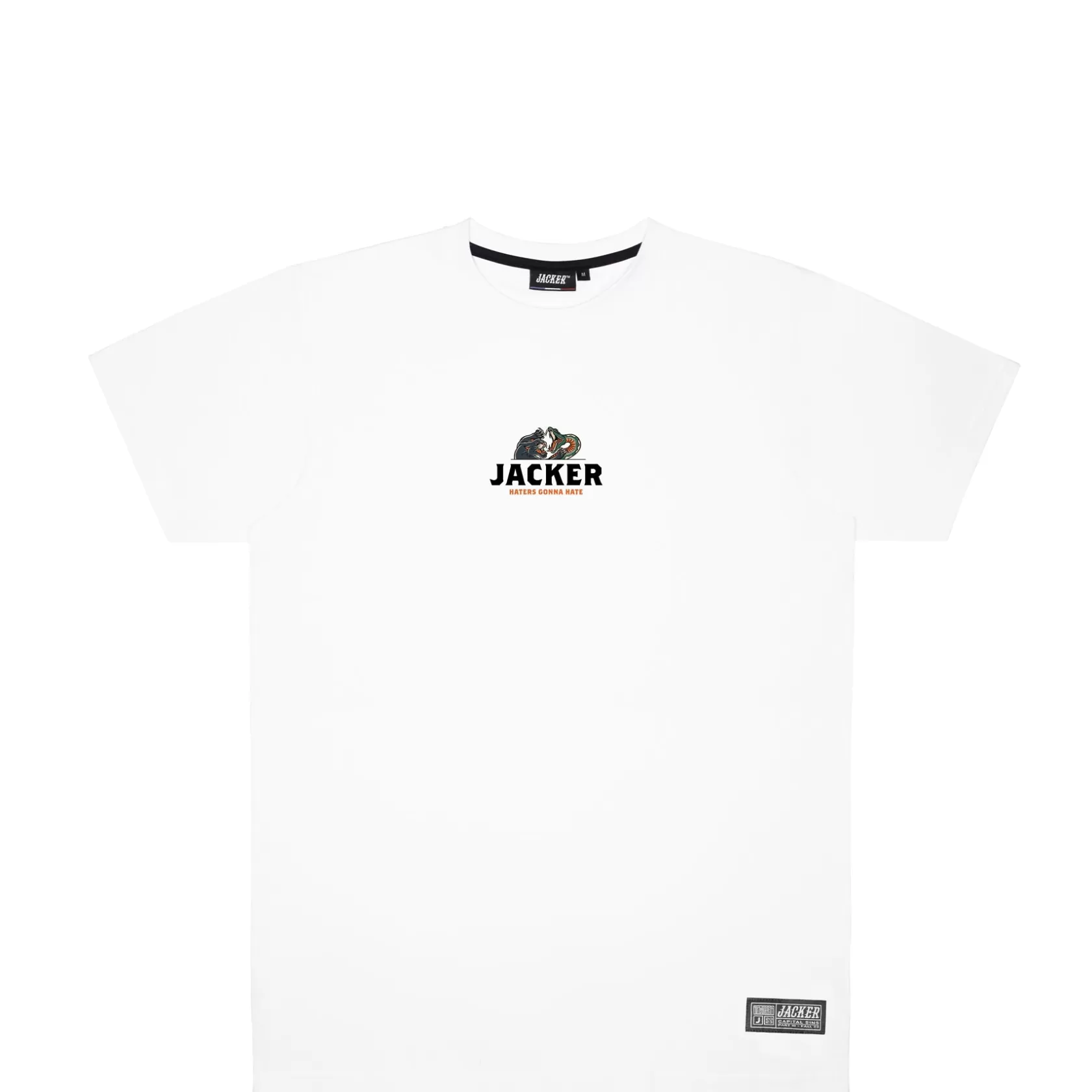 Outlet Jacker Haters-T-Shirt-White