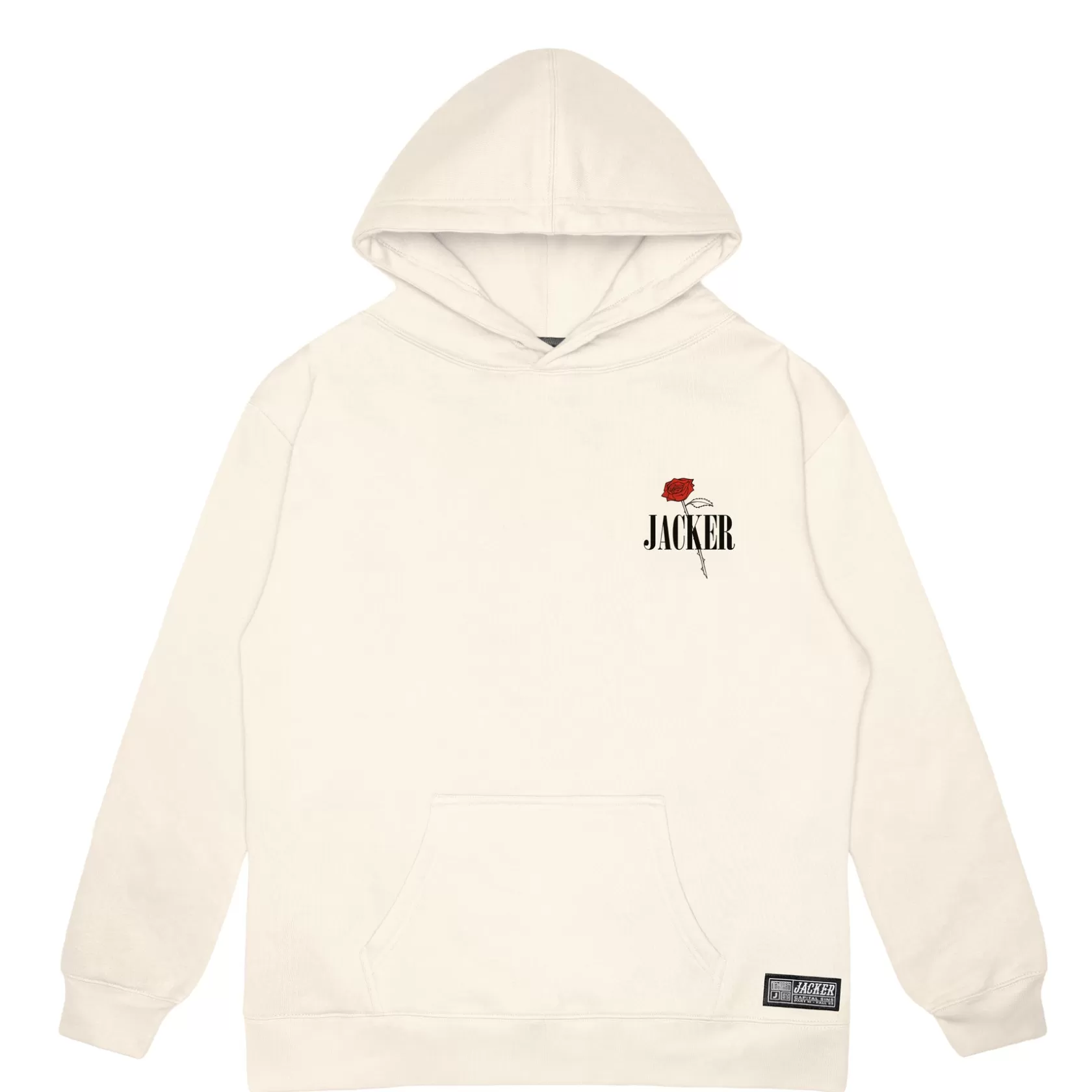 Online Jacker Holy Roses-Hoodie-Beige