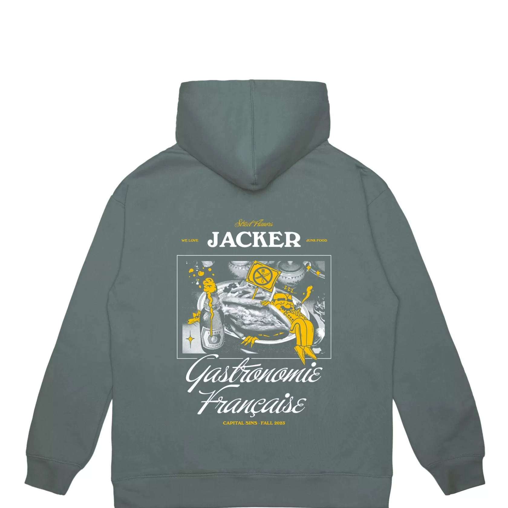 Fashion Jacker Junk Food-Hoodie-Teal