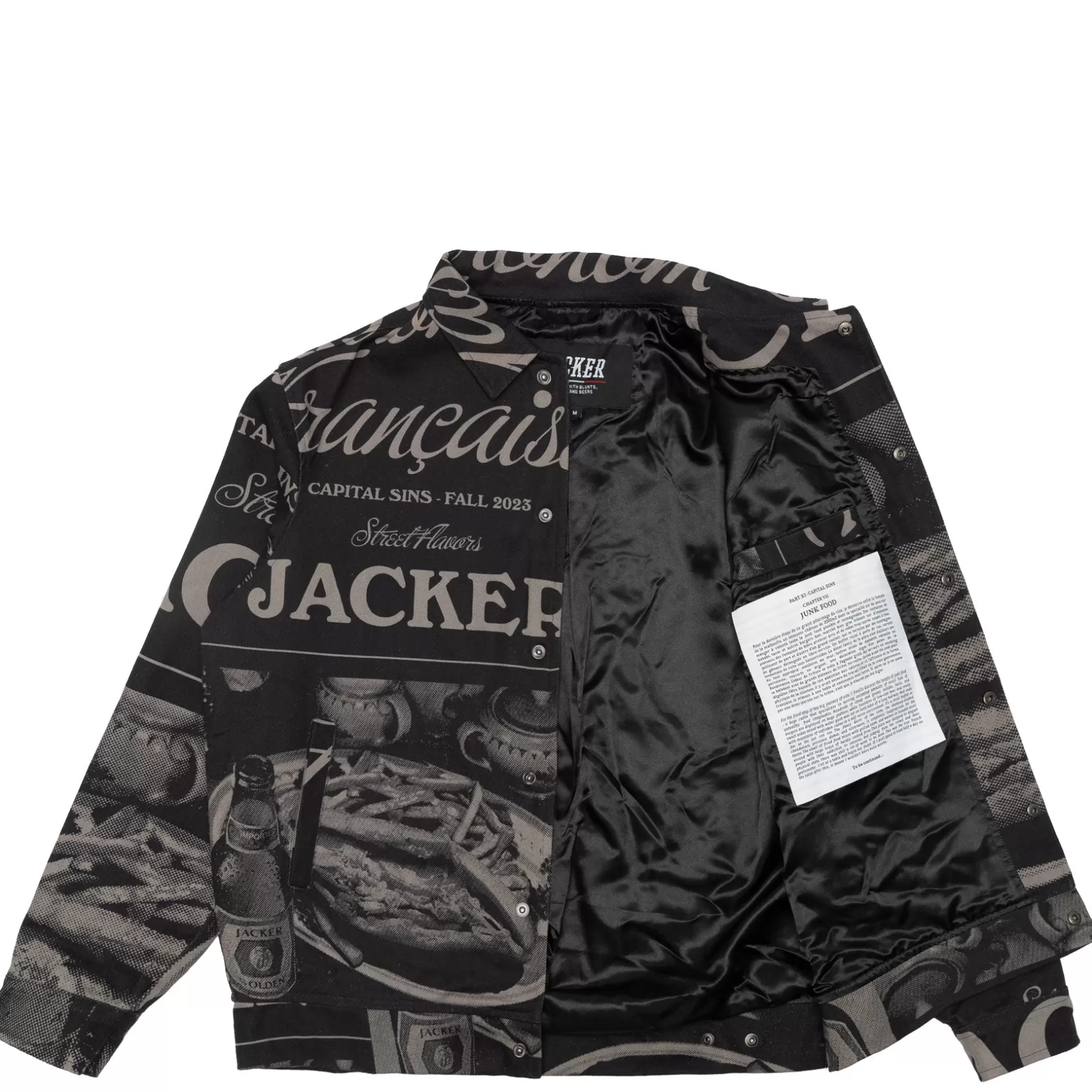 Store Jacker Junk Food-Jacket-Black