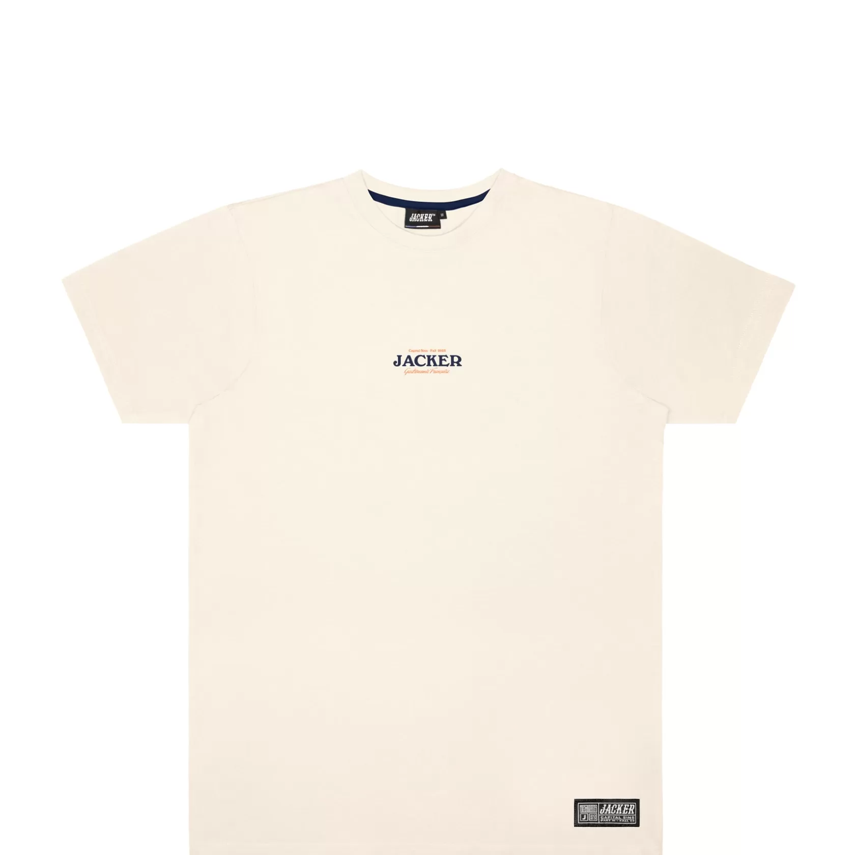 Discount Jacker Junk Food-T-Shirt-Beige