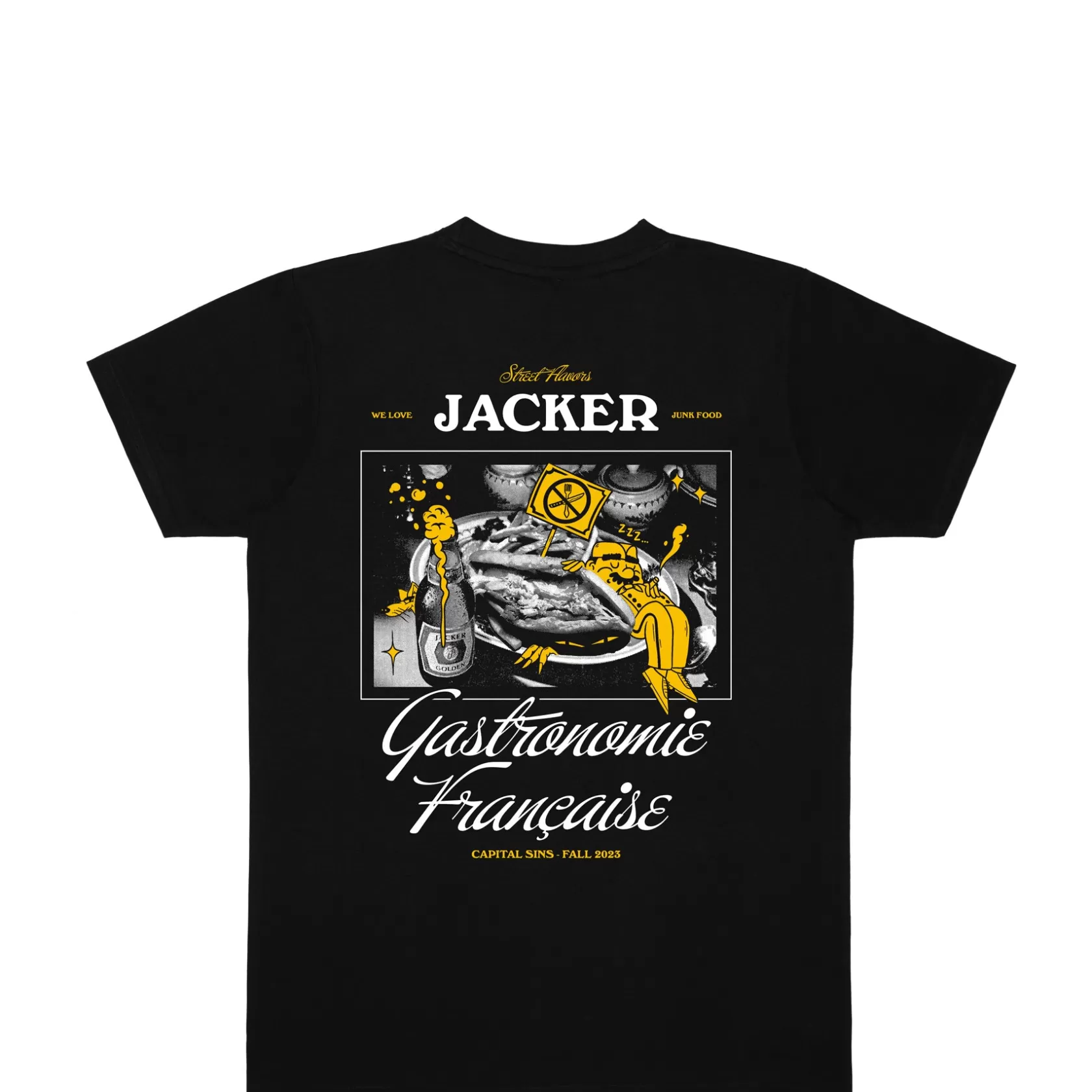 Sale Jacker Junk Food-T-Shirt-Black