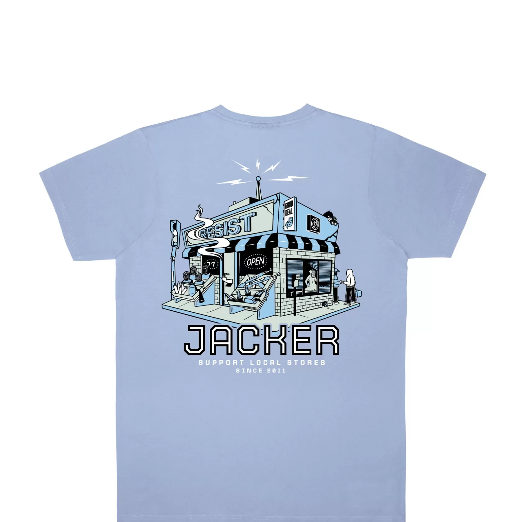 Hot Jacker Liquor Store-T-Shirt-Blue