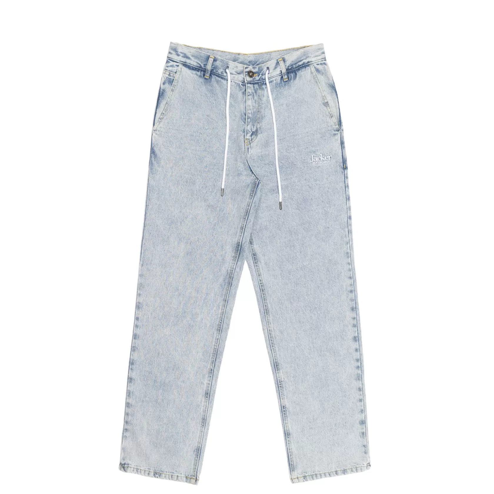 Cheap Jacker Loose Fit-Denim Pant-Blue