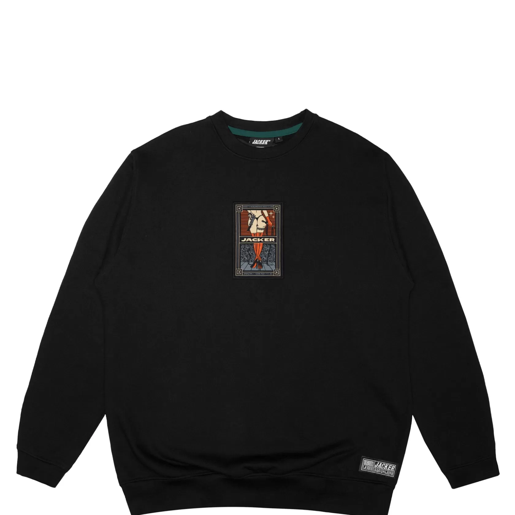 Outlet Jacker Lust-Crewneck-Black