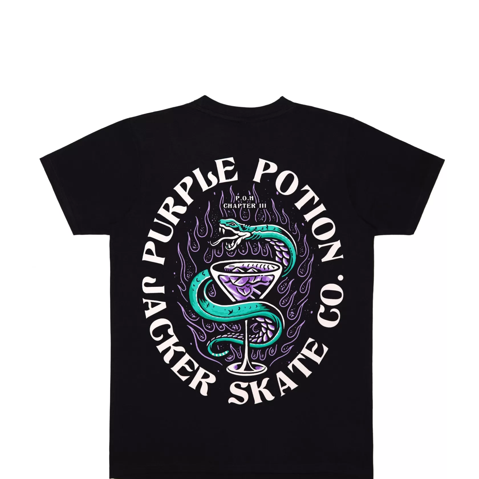 Clearance Jacker Purple Potion-T-Shirt-Black