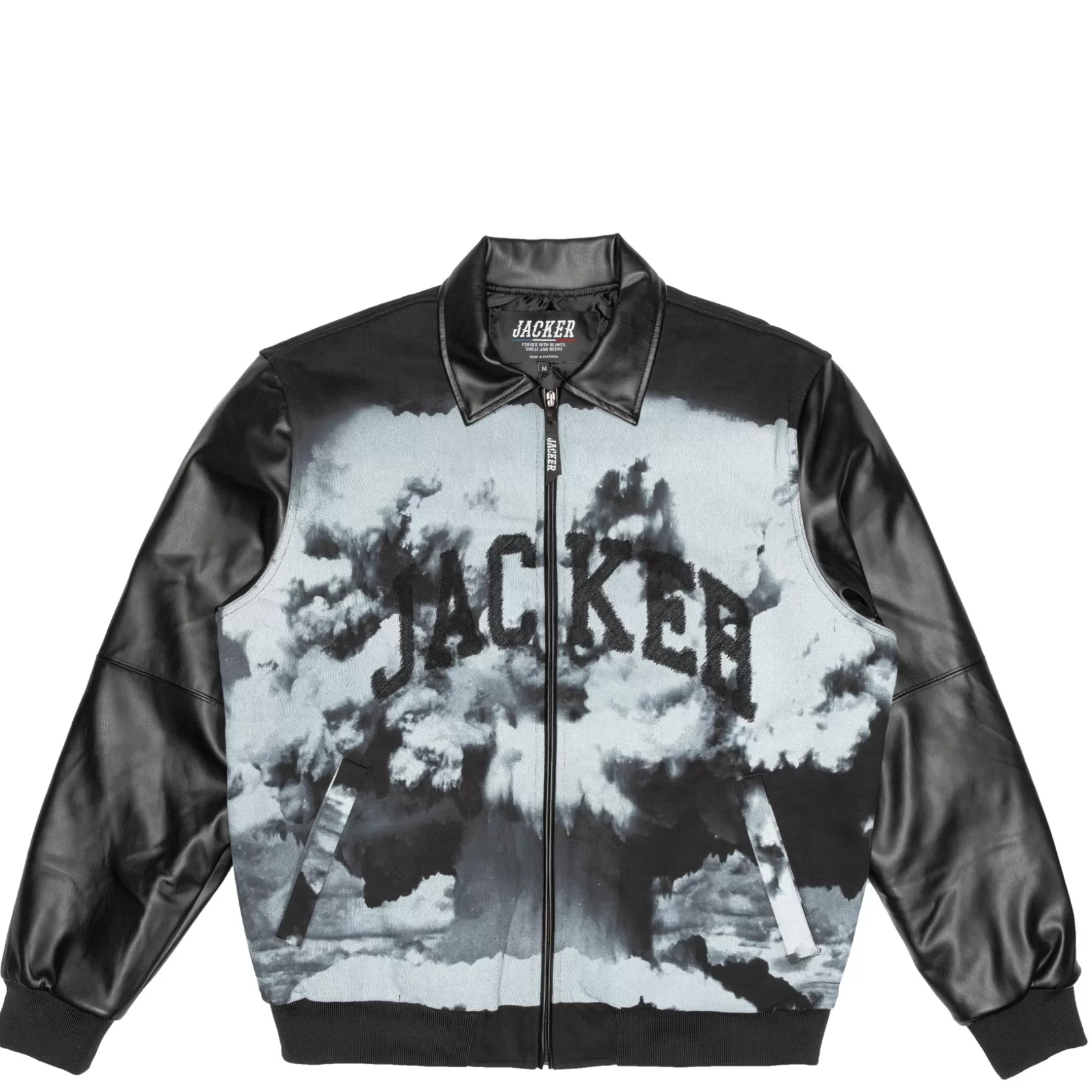 Online Jacker Rebel Varsity-Jacket-Black