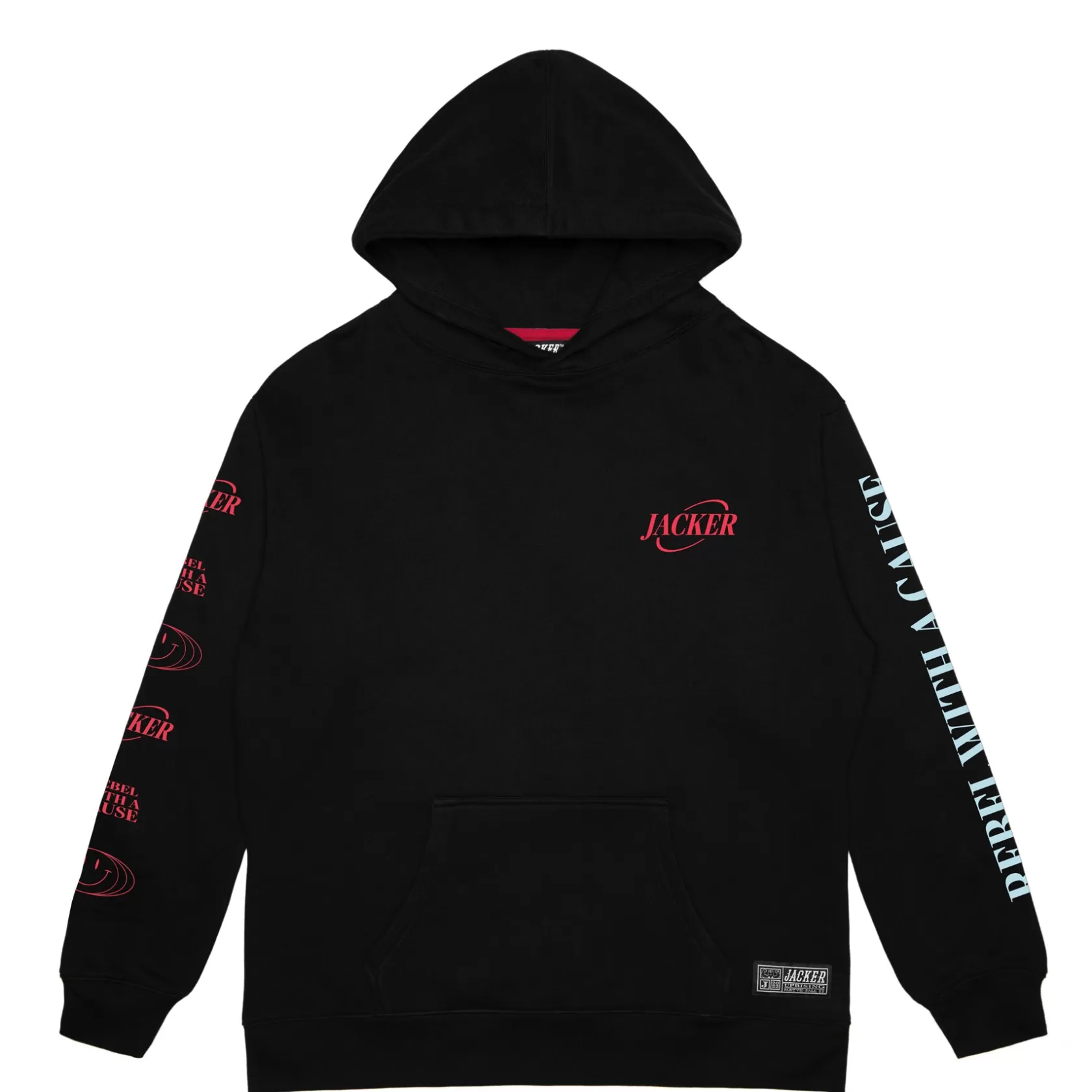 Online Jacker Rebel-Hoodie-Black