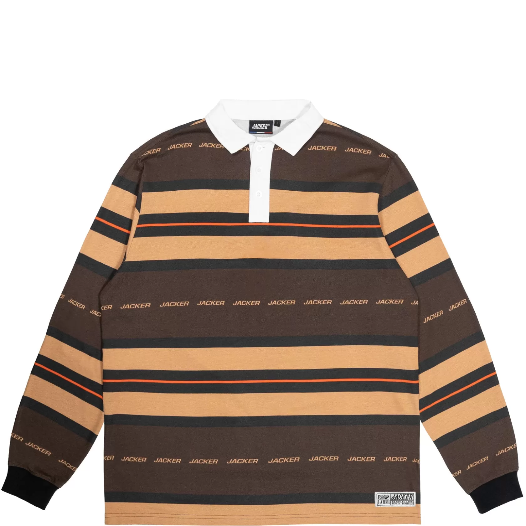 Best Jacker Rtl Striped Polo