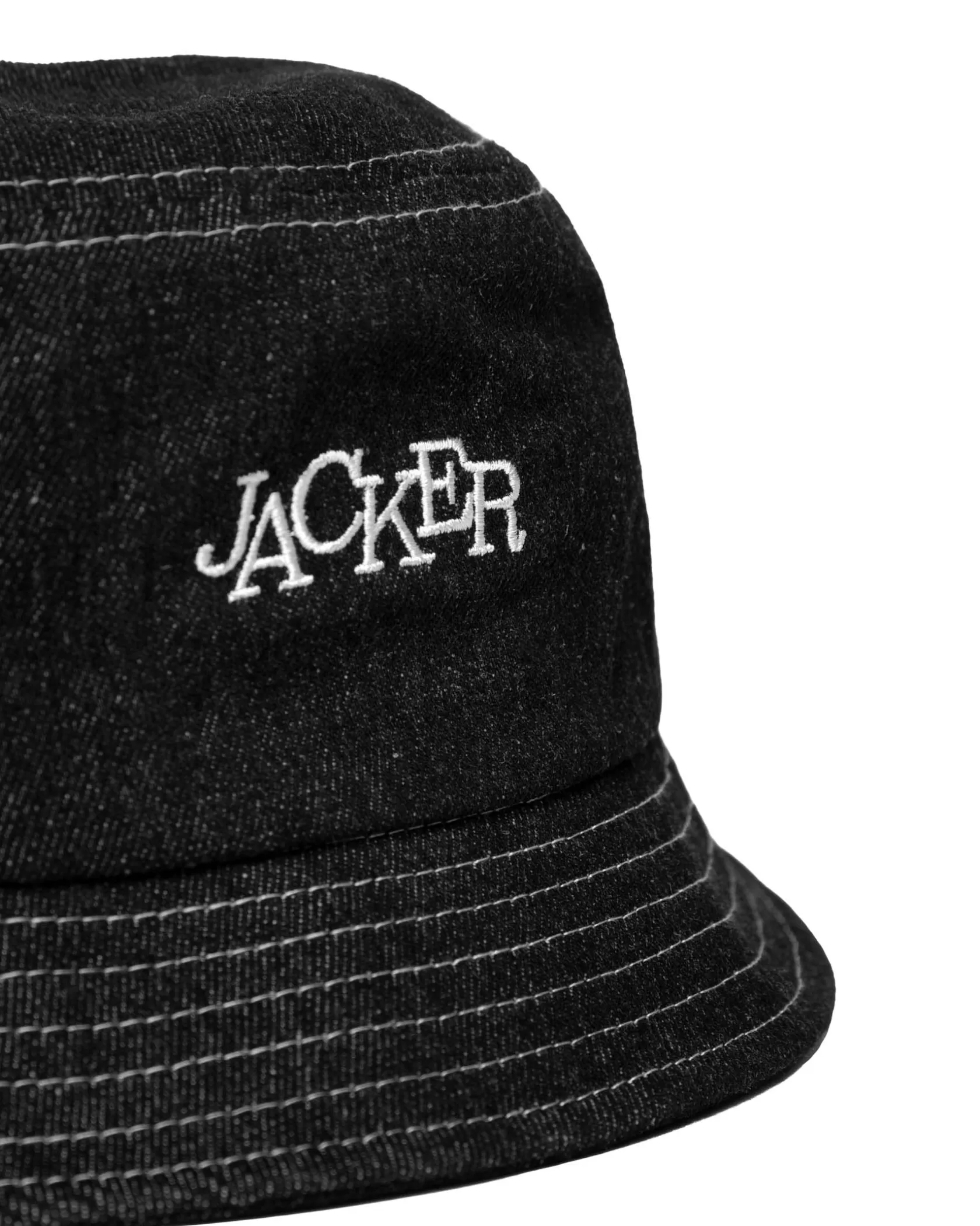 Outlet Jacker Select Logo-Bucket Denim-Black