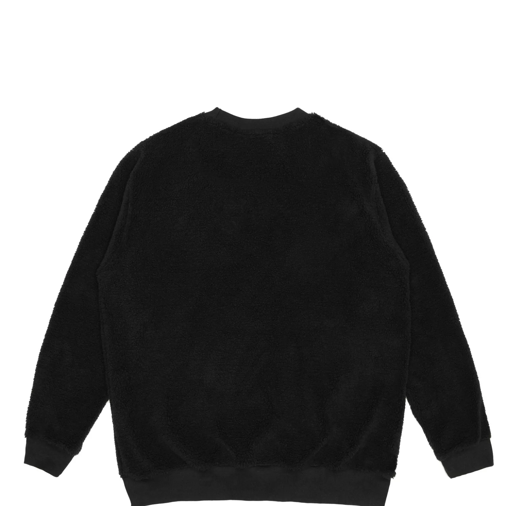 Best Jacker Select Logo-Crewneck Sherpa-Black