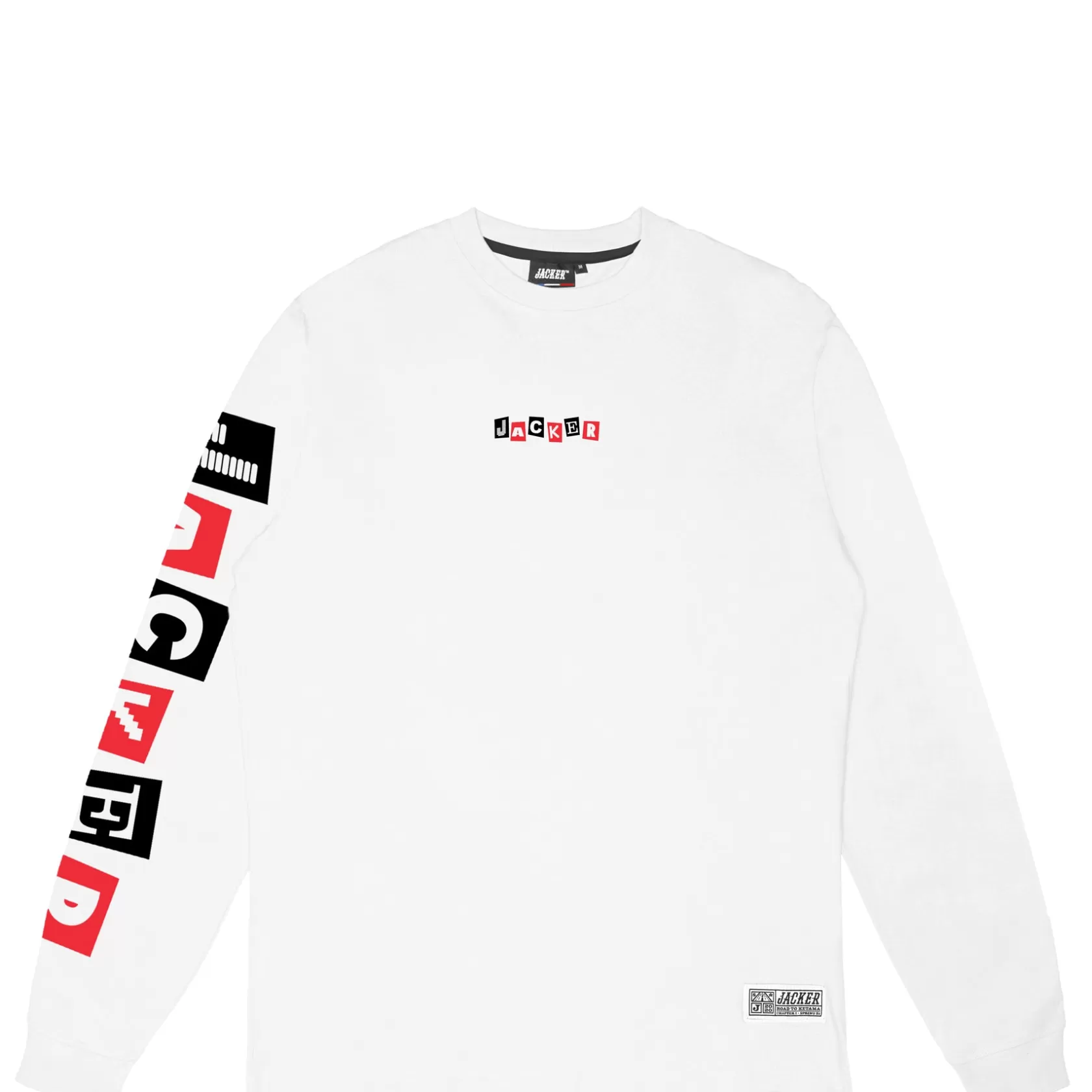 Sale Jacker Spiral Game-Long Sleeves-White