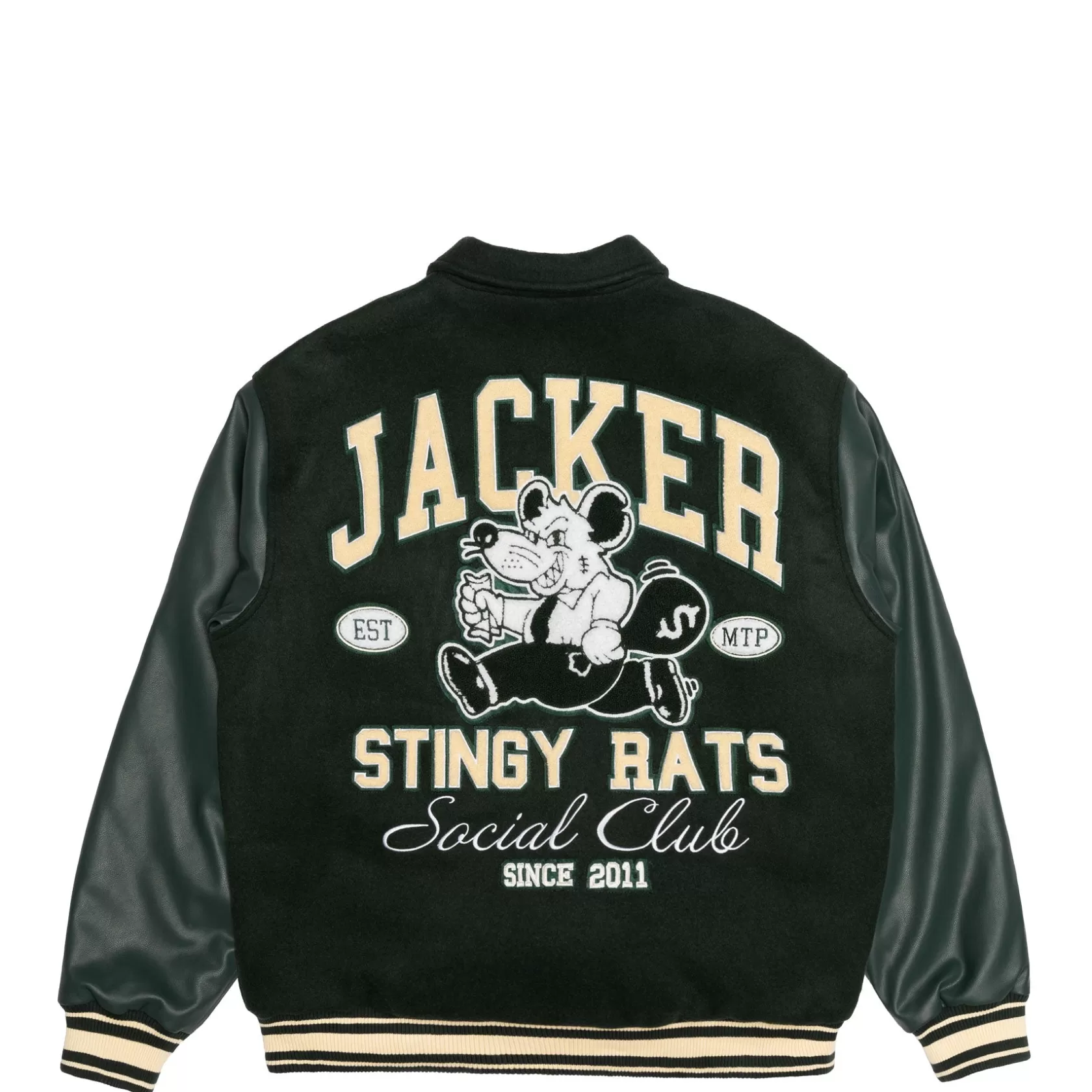 Online Jacker Stingy-Varsity Jacket-Green