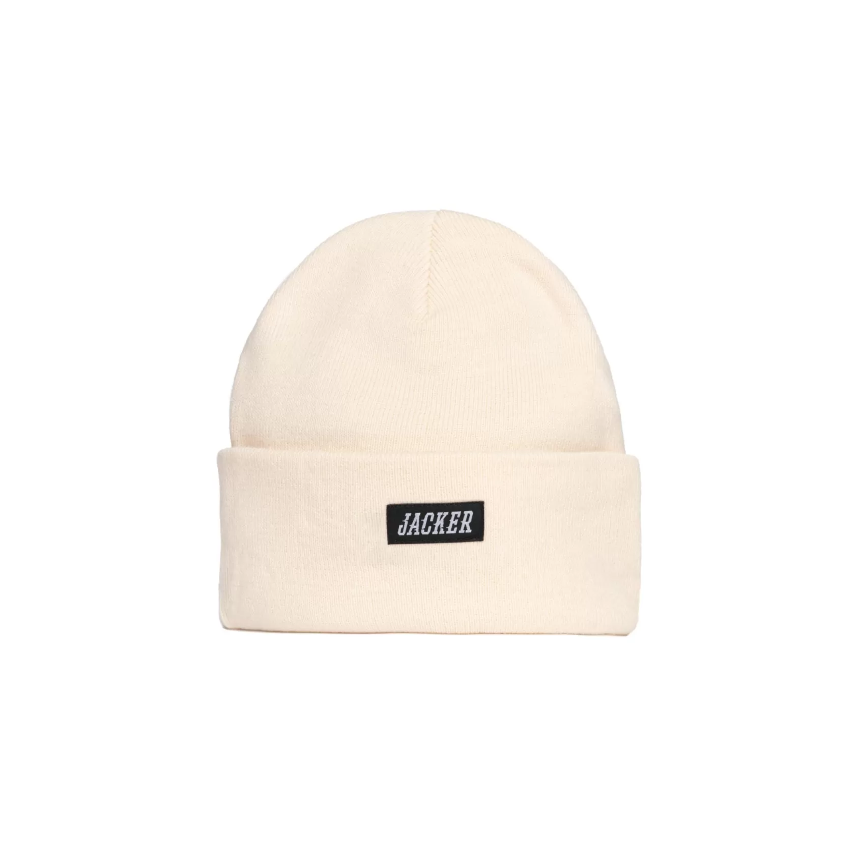 Outlet Jacker Team Logo-Beanie-Cream