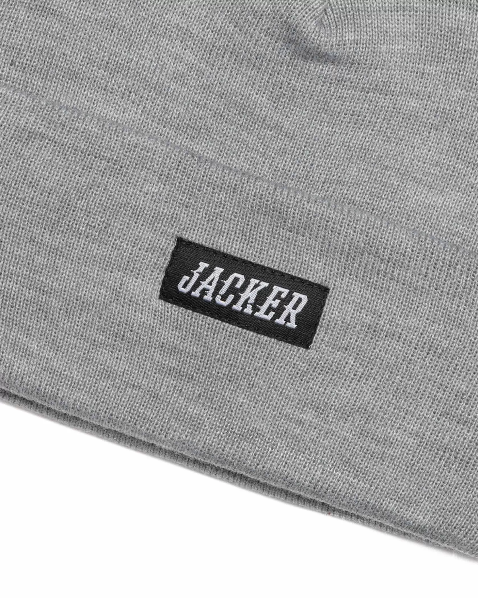 Discount Jacker Team Logo-Beanie-Grey