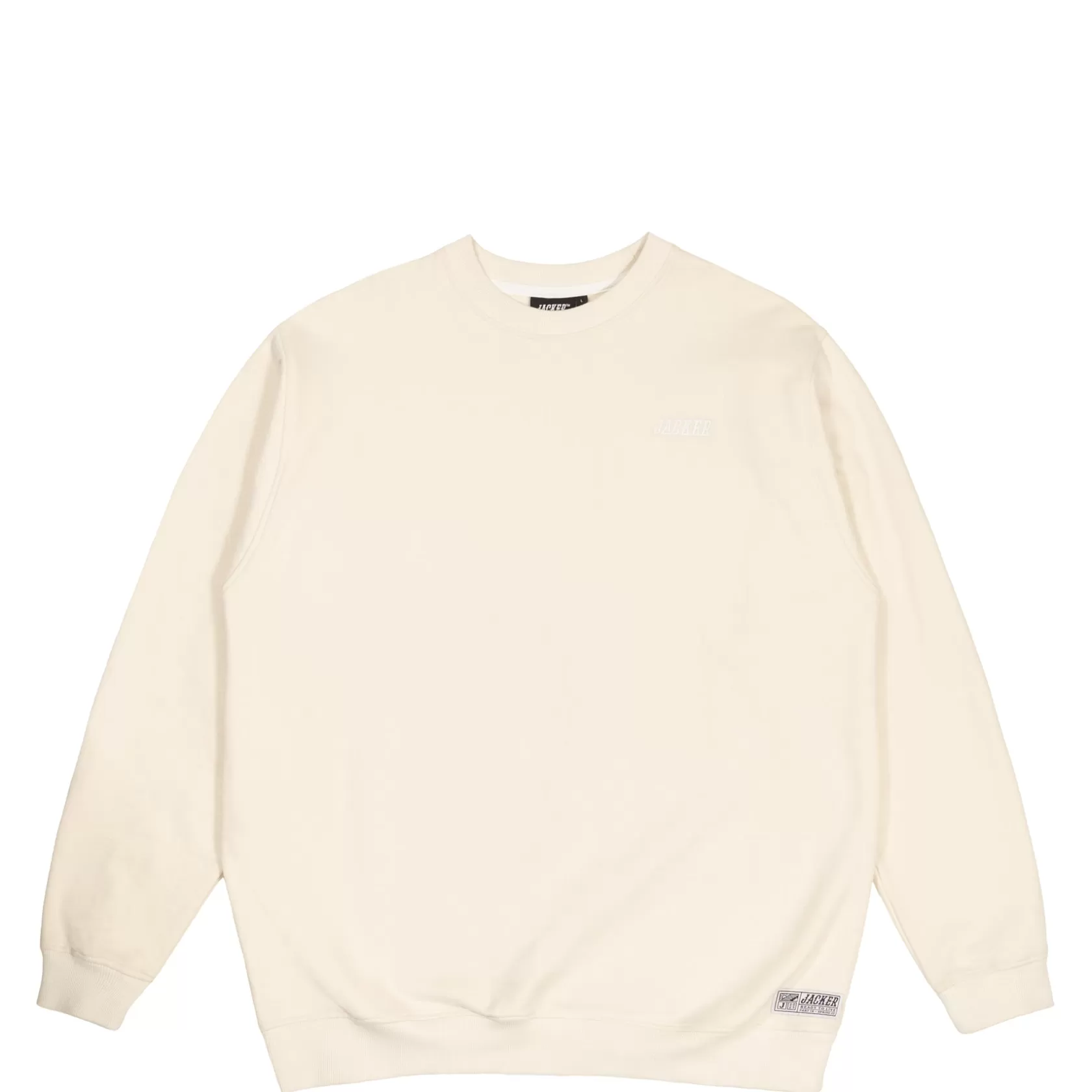 New Jacker Team Logo-Crewneck-Beige