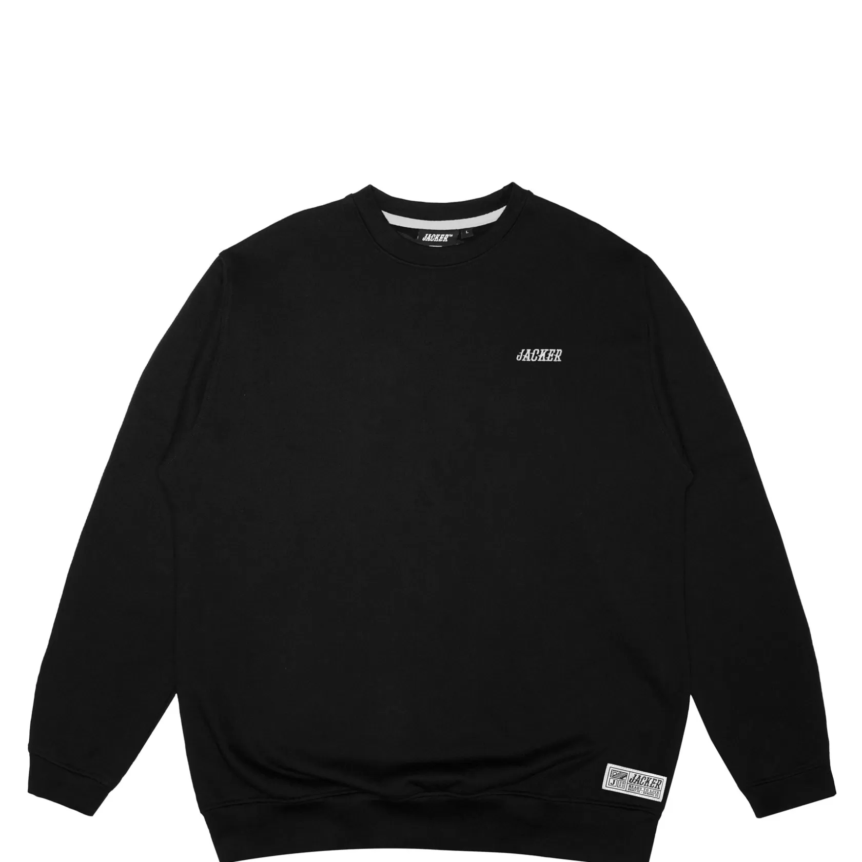 Sale Jacker Team Logo-Crewneck-Black