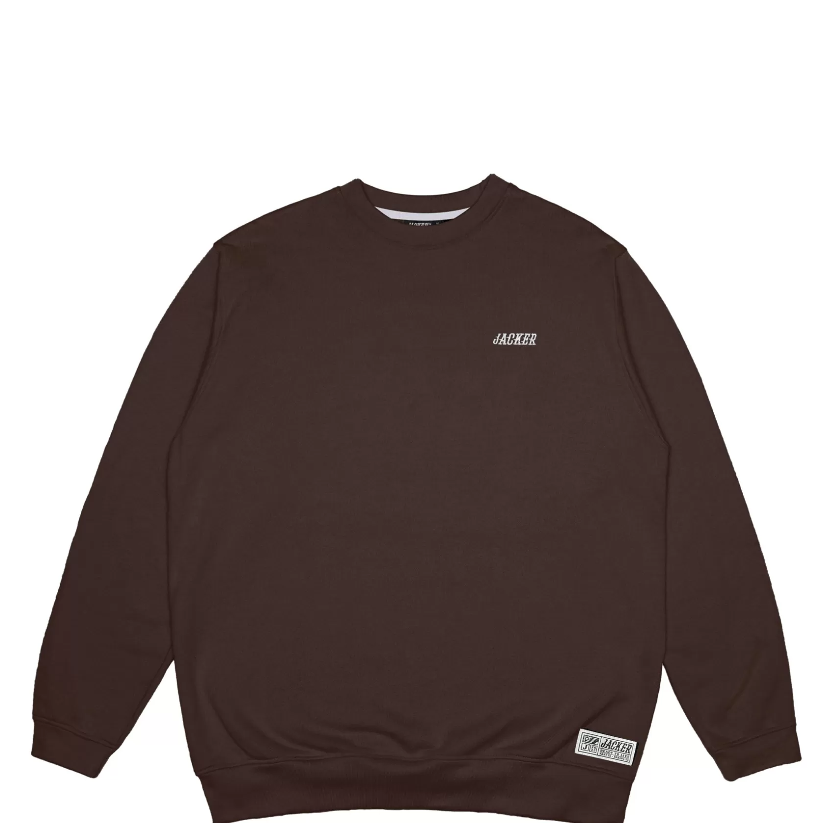 Sale Jacker Team Logo-Crewneck-Brown