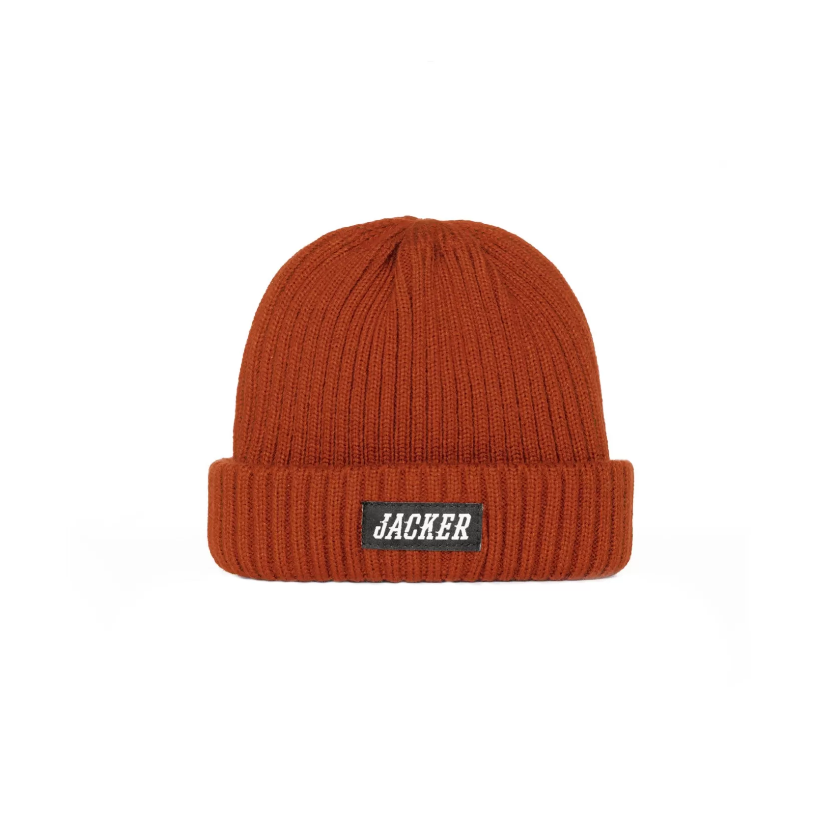 Hot Jacker Team Logo-Short Beanie-Brick