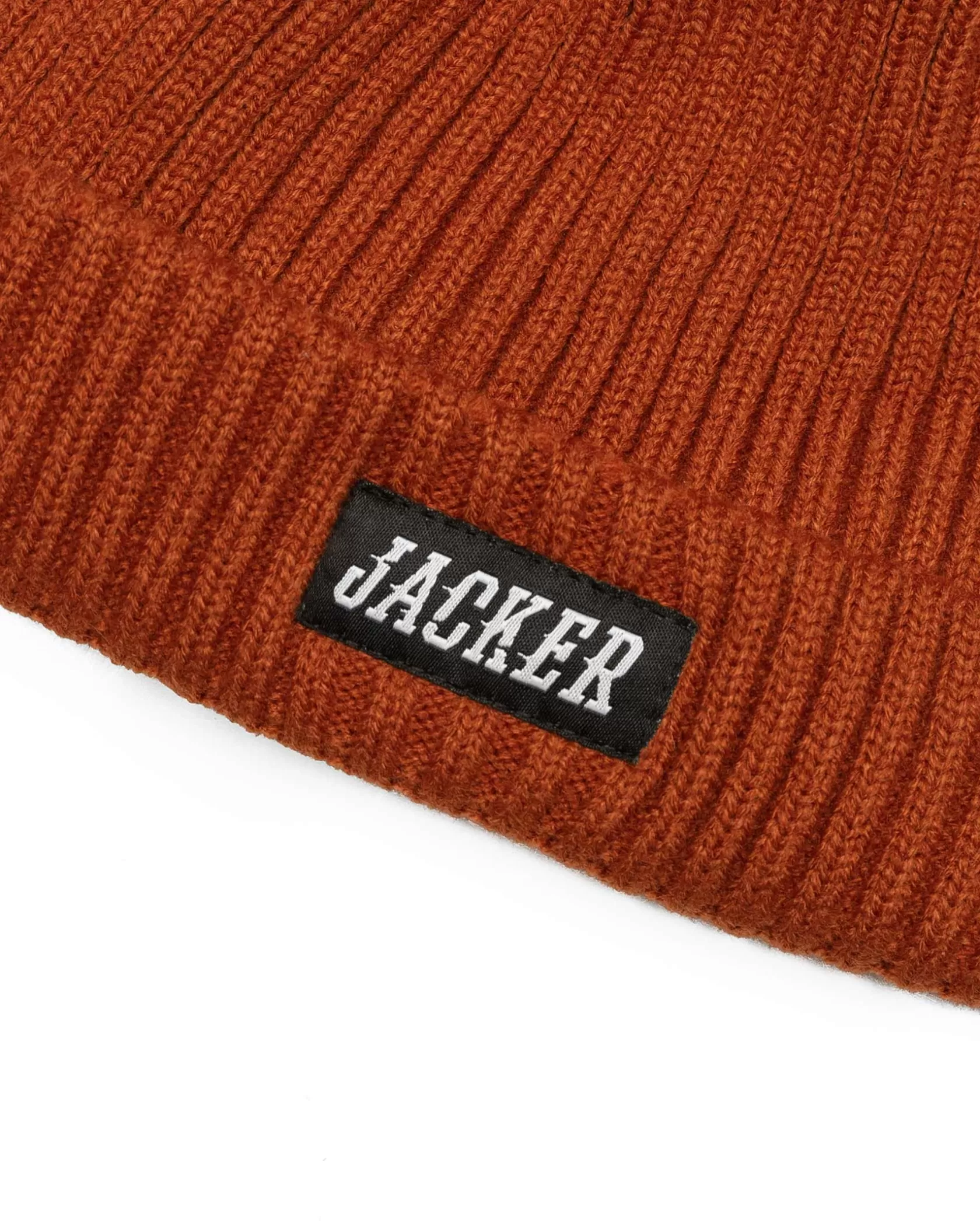 Hot Jacker Team Logo-Short Beanie-Brick