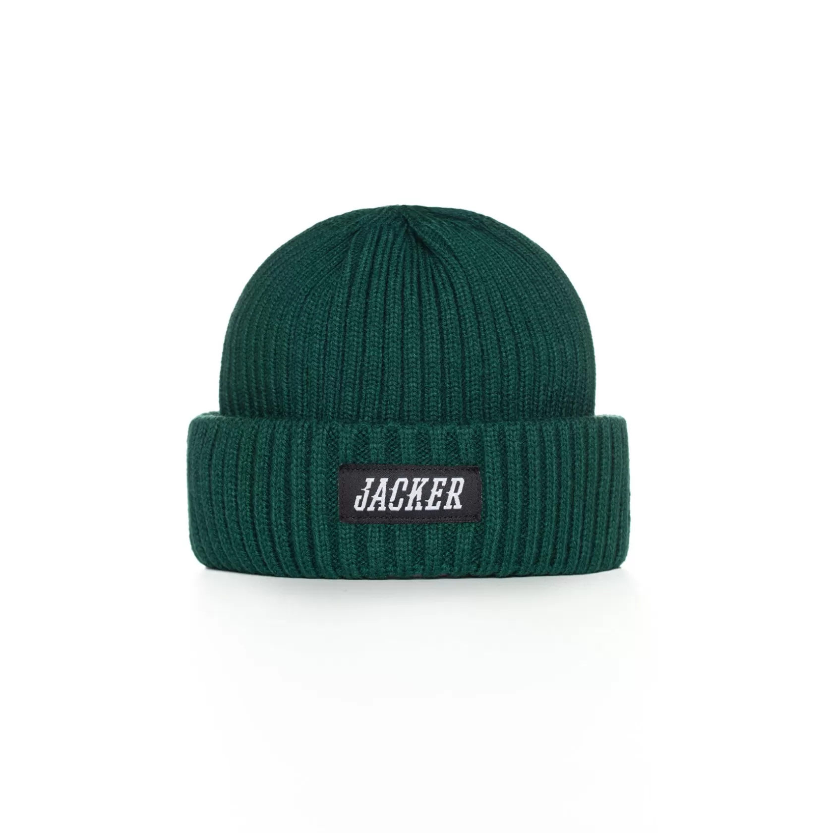 Fashion Jacker Team Logo-Short Beanie-Dark Green