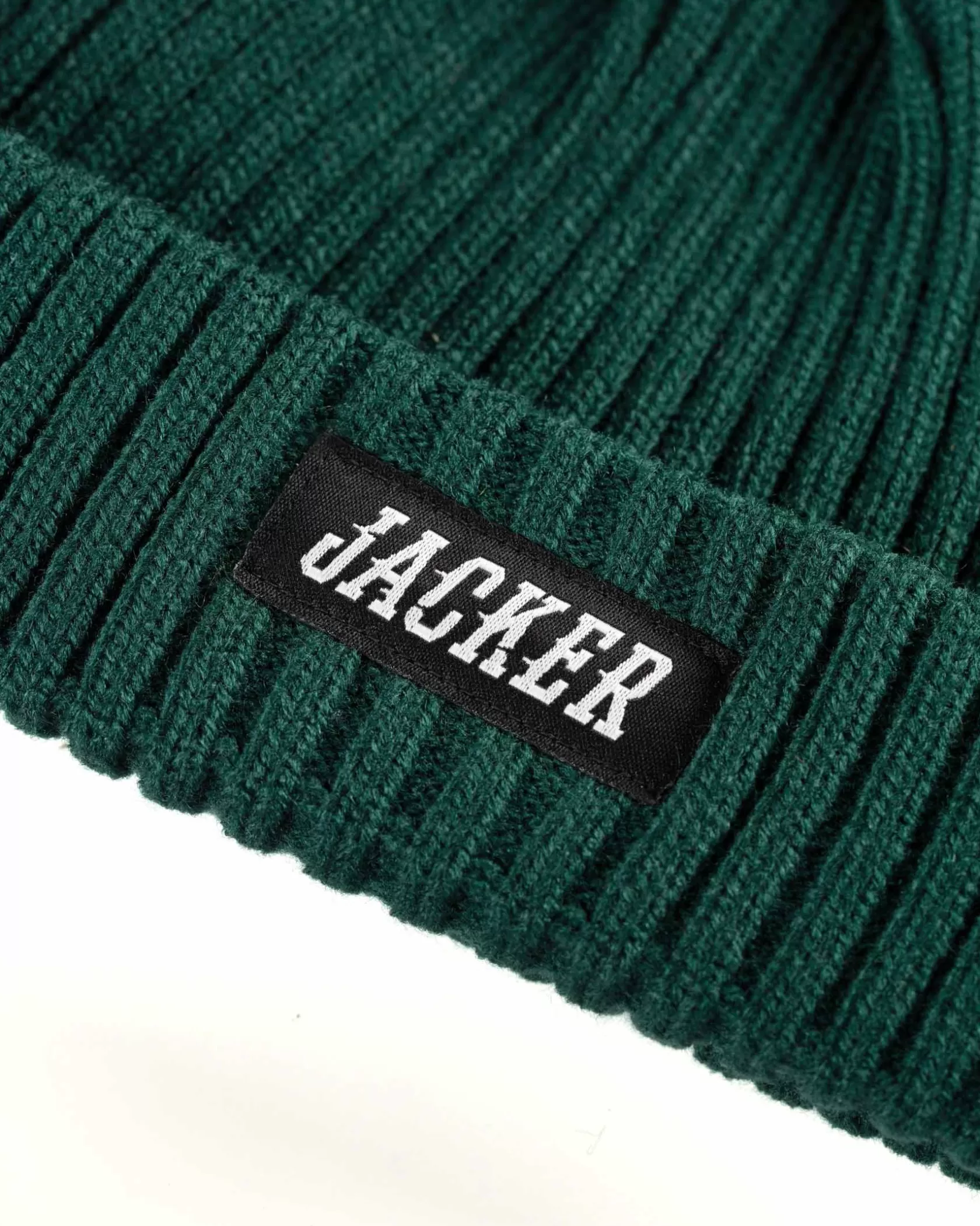 Fashion Jacker Team Logo-Short Beanie-Dark Green