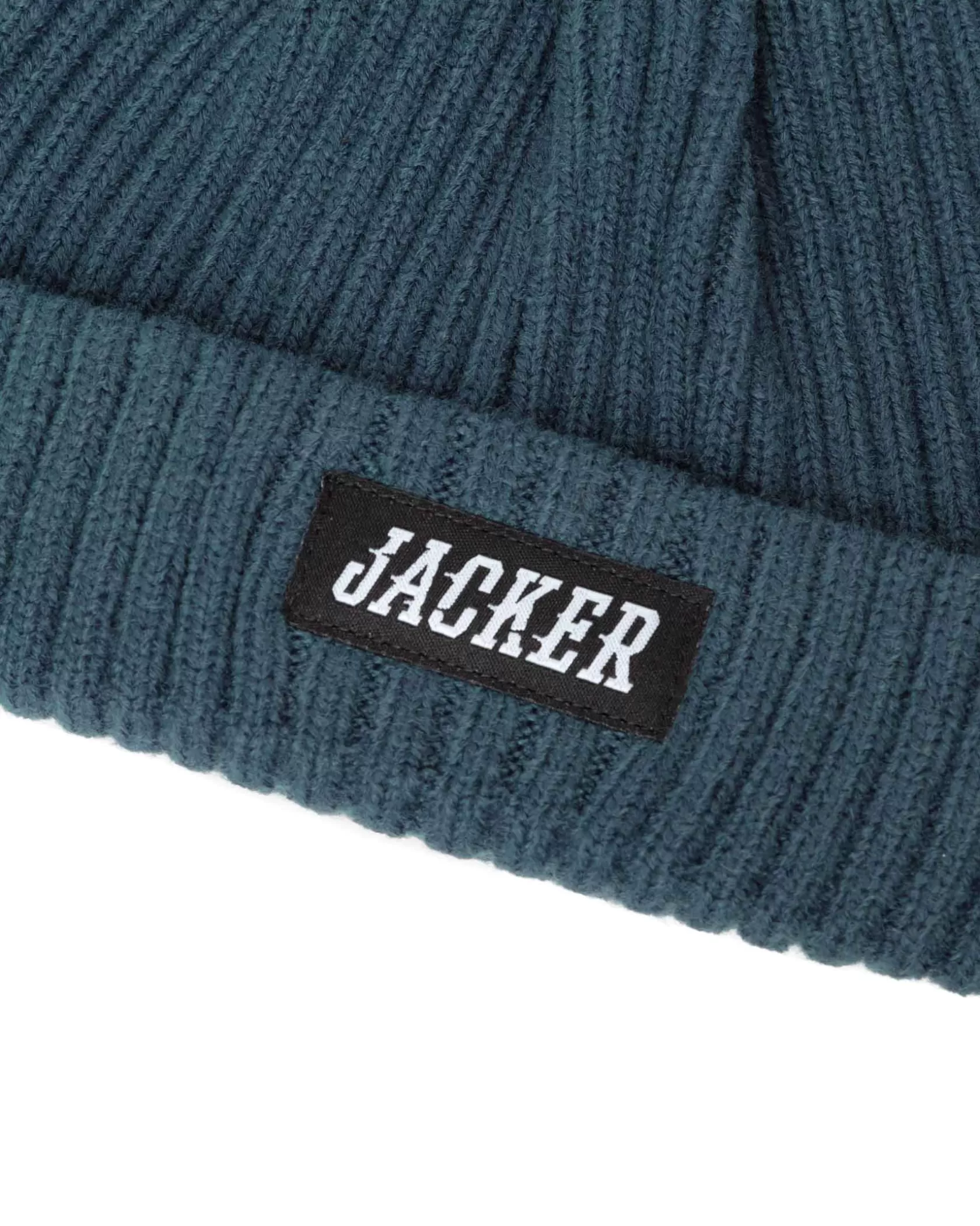 New Jacker Team Logo-Short Beanie-Navy