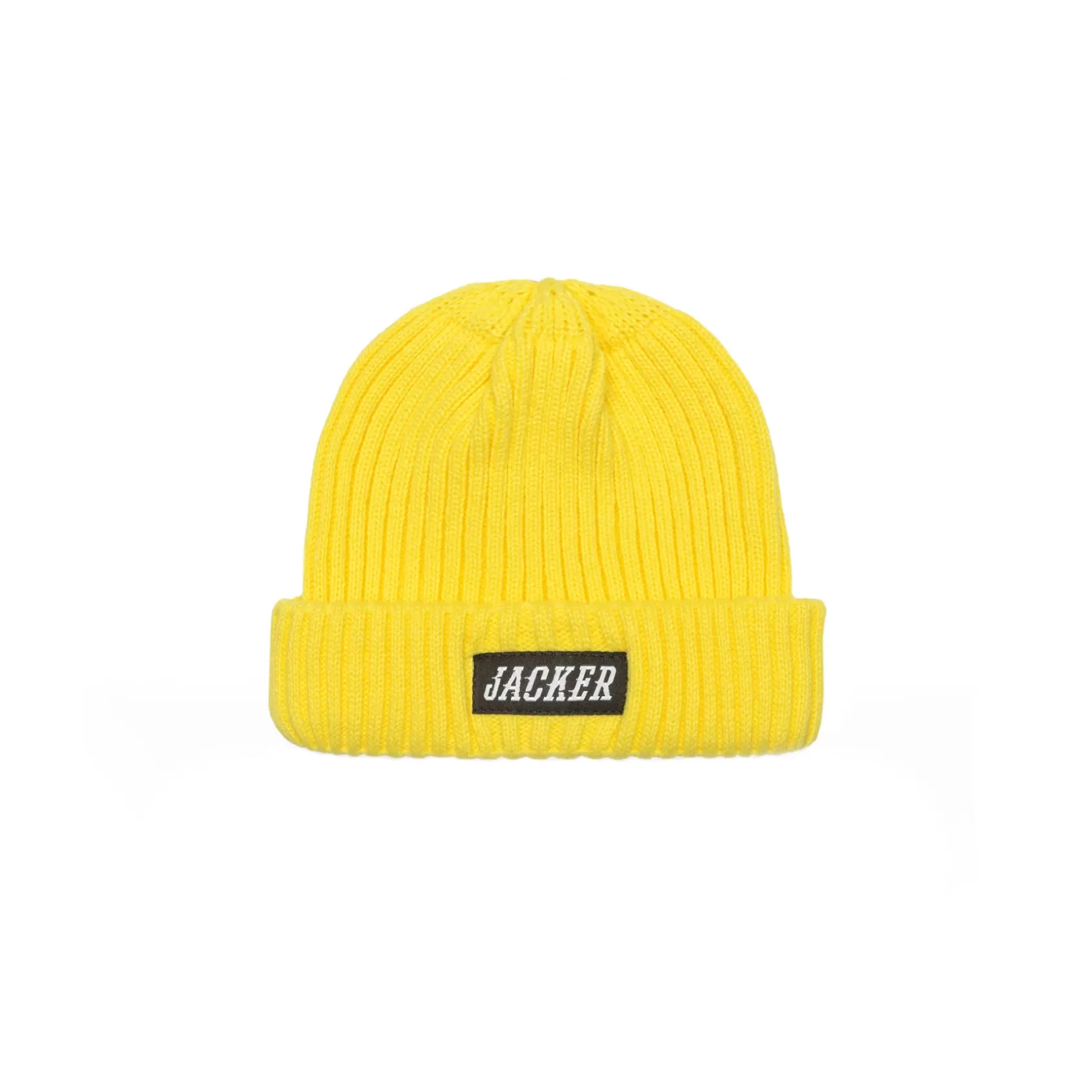 Clearance Jacker Team Logo-Short Beanie-Yellow