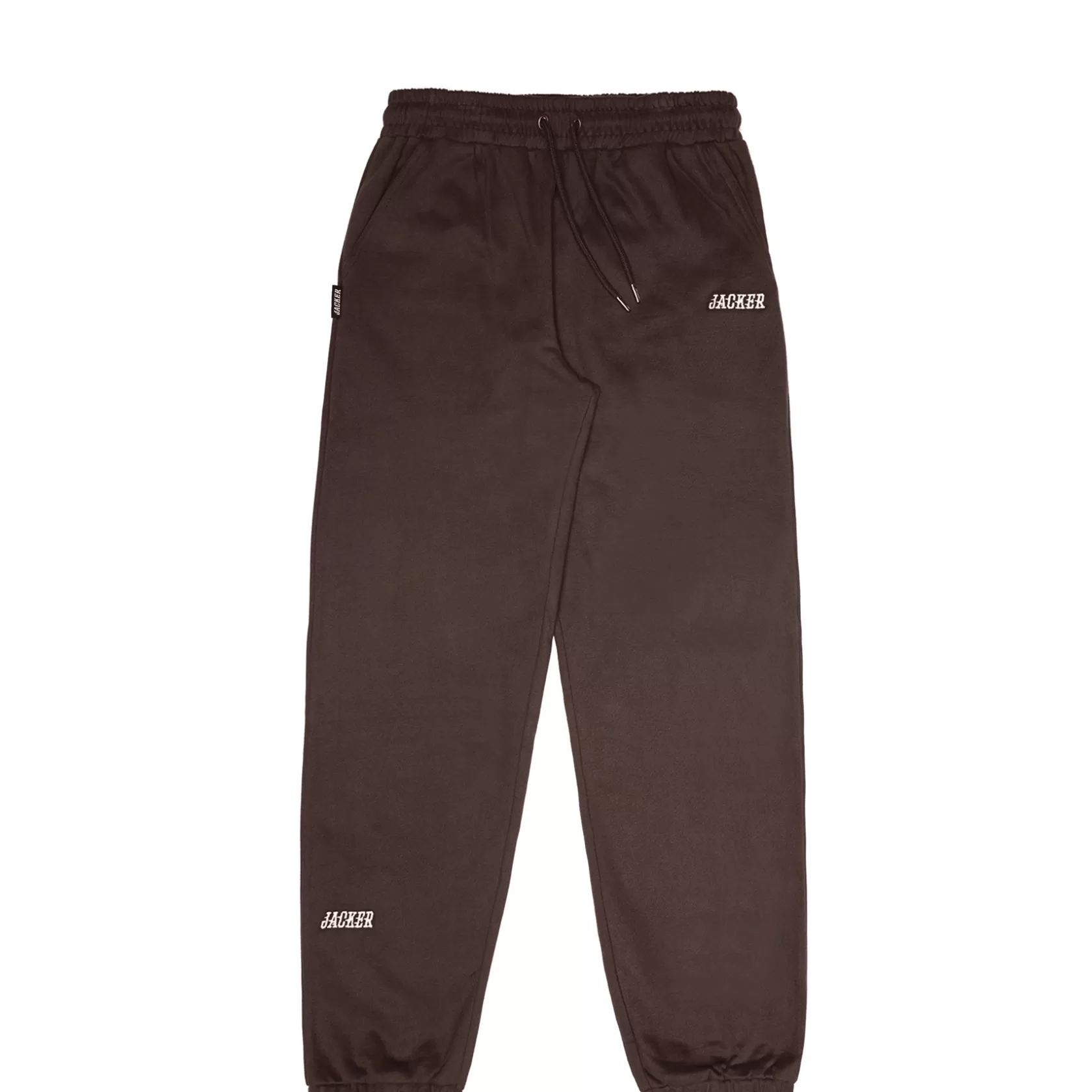 Hot Jacker Team Logo-Sweatpant-Brown