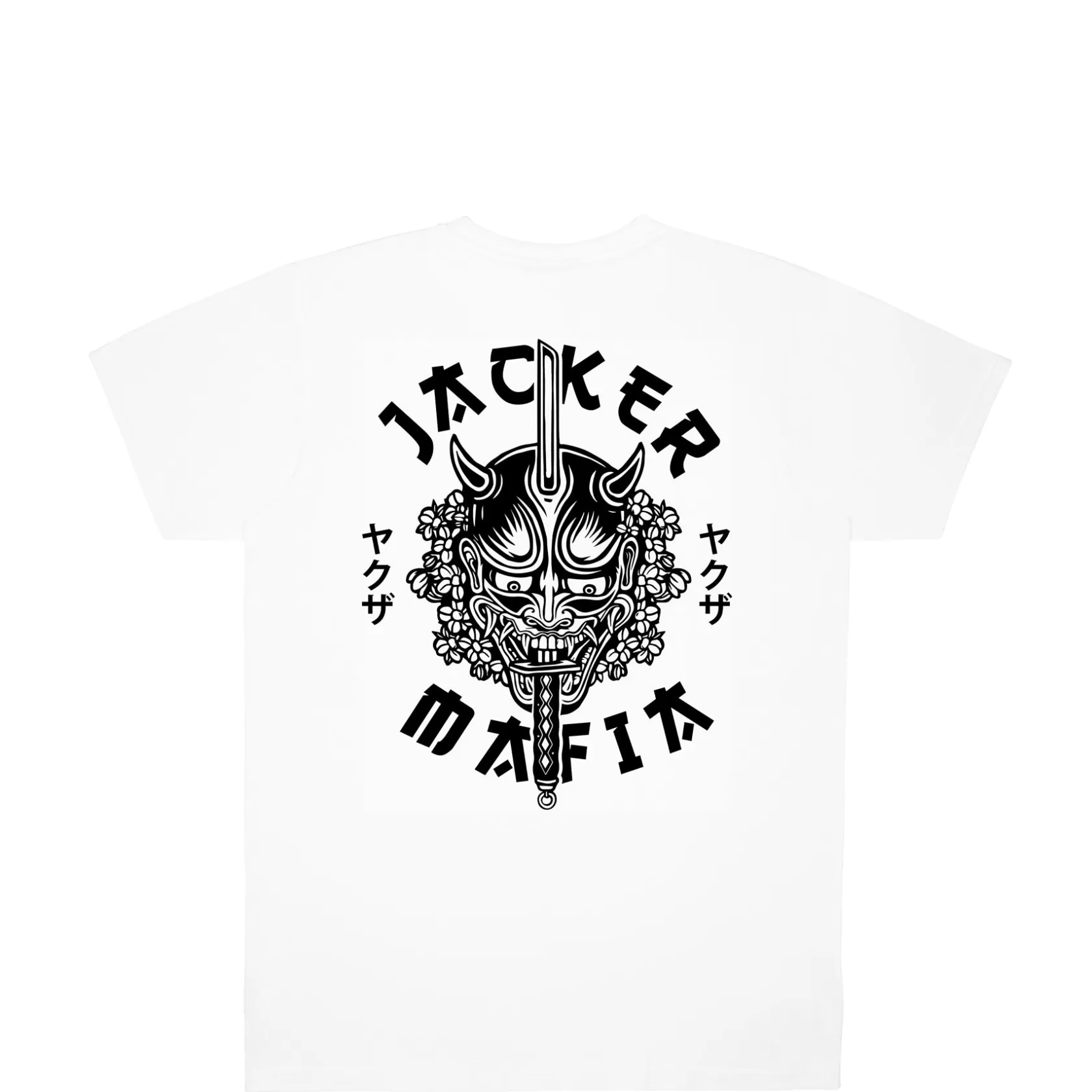 Shop Jacker Yakuza-T-Shirt-White